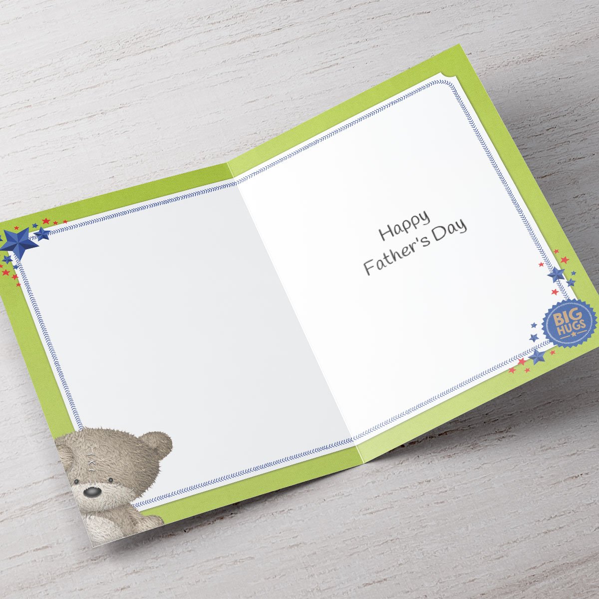 Hugs Personalised Father's Day Card - Campfire Daddy