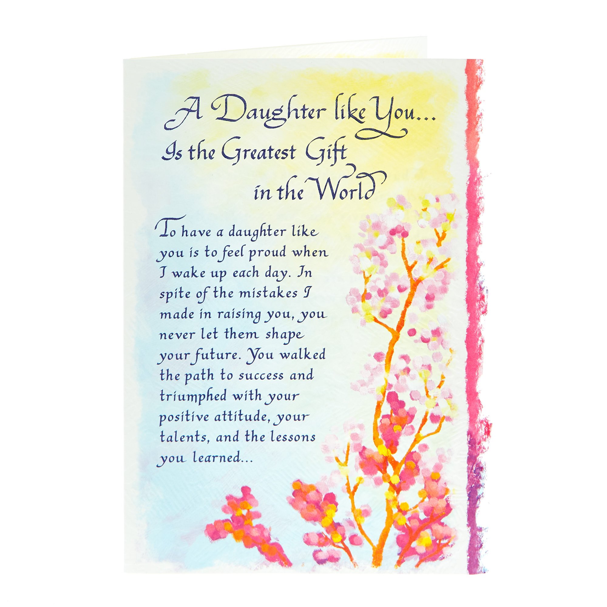 Blue Mountain Arts Card - A Daughter Like You 