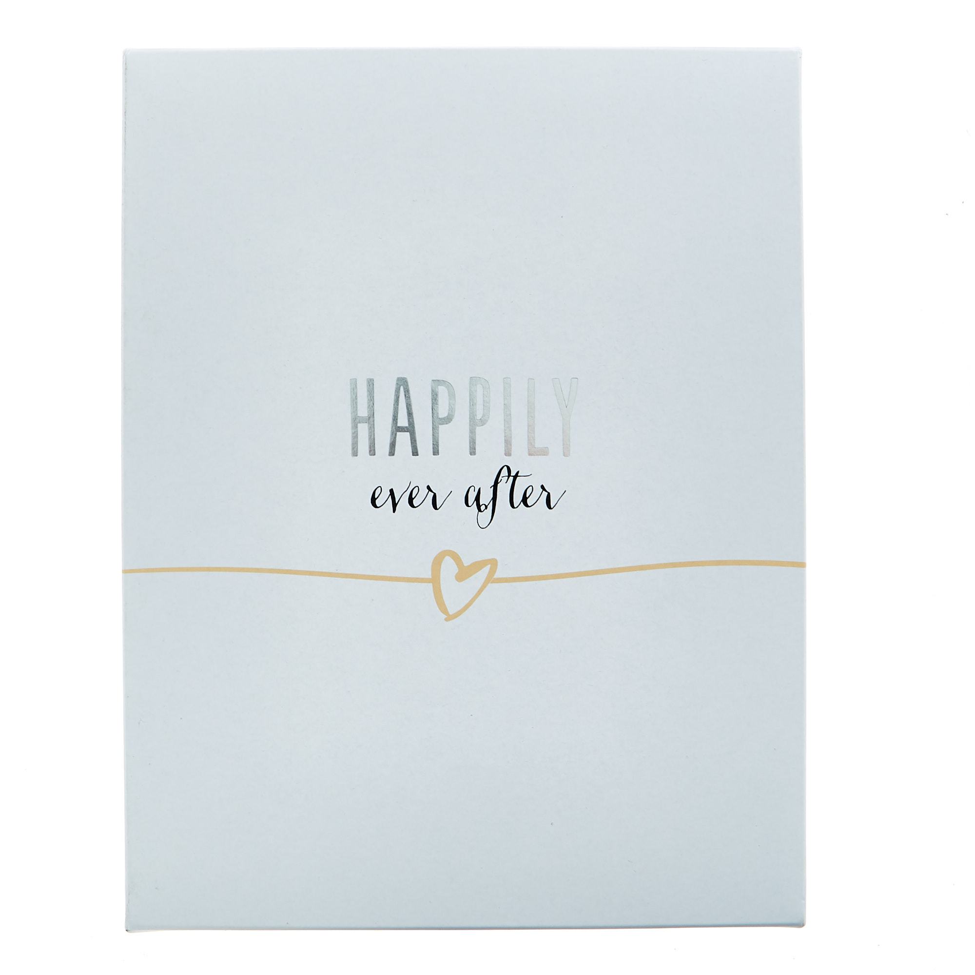 Happily Ever After Silver Love Hearts Photo Frame