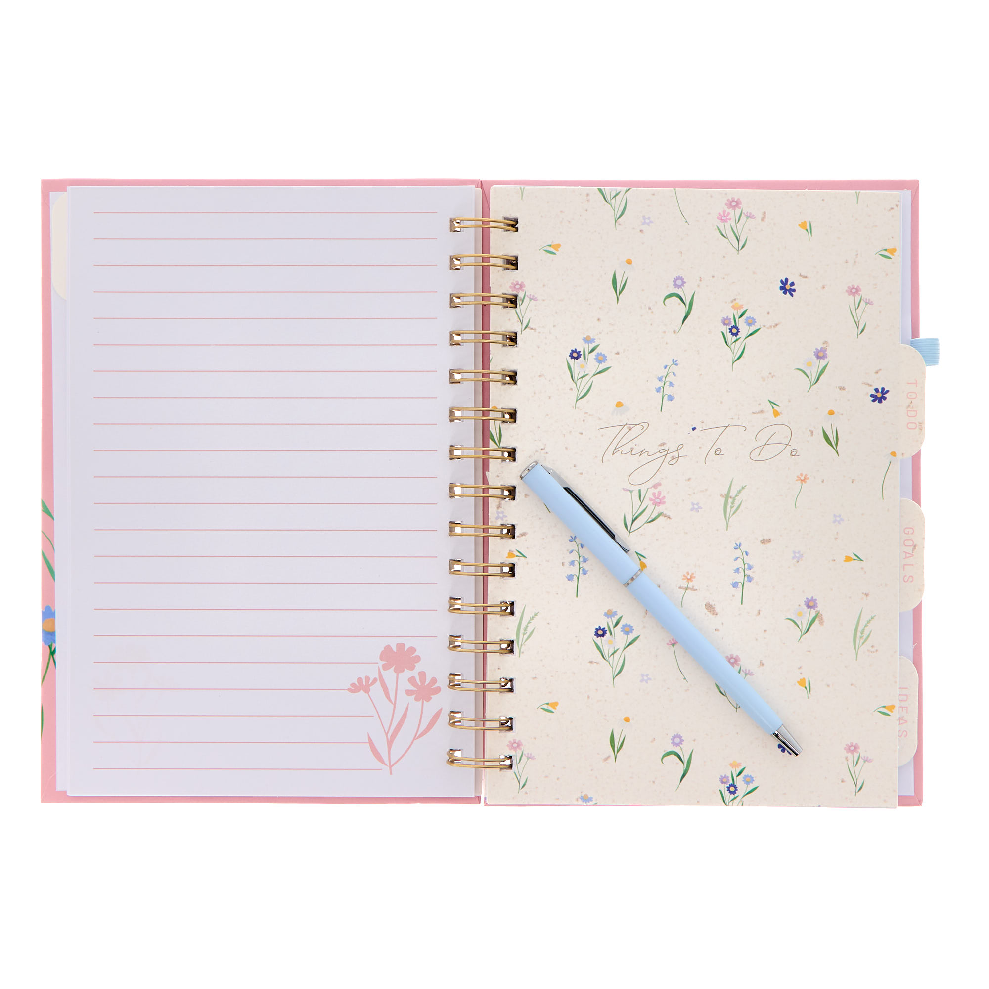 Thoughts & Ideas Floral A5 Organiser & Pen