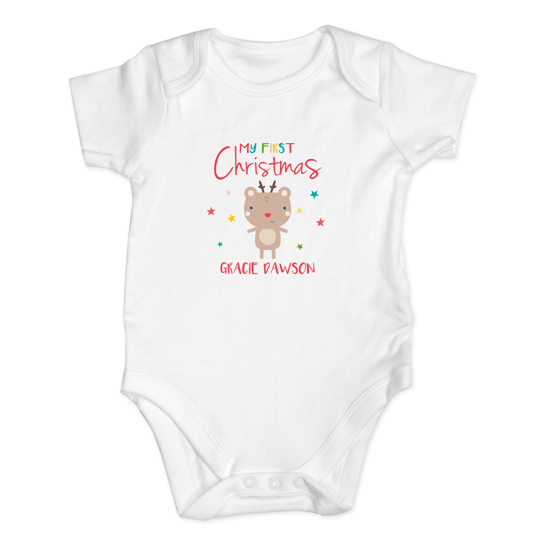 my first christmas onesie newborn