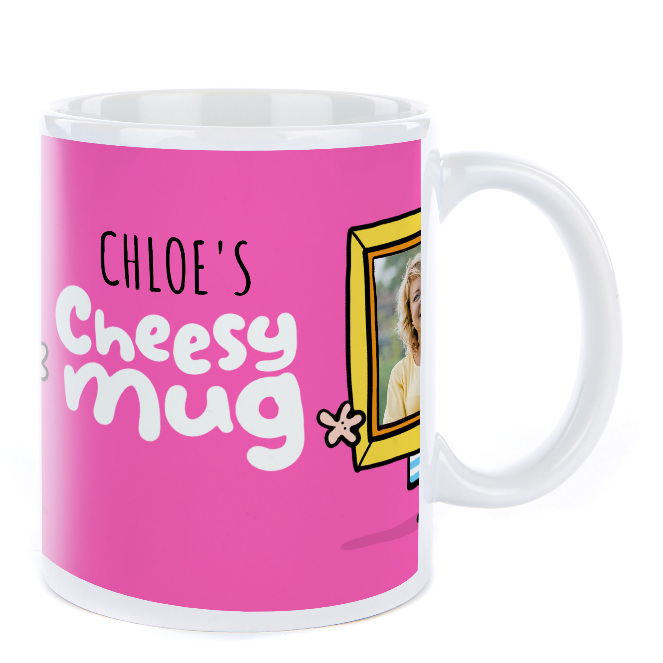 Photo Fruitloops Mug - Cheesy Mug, Pink