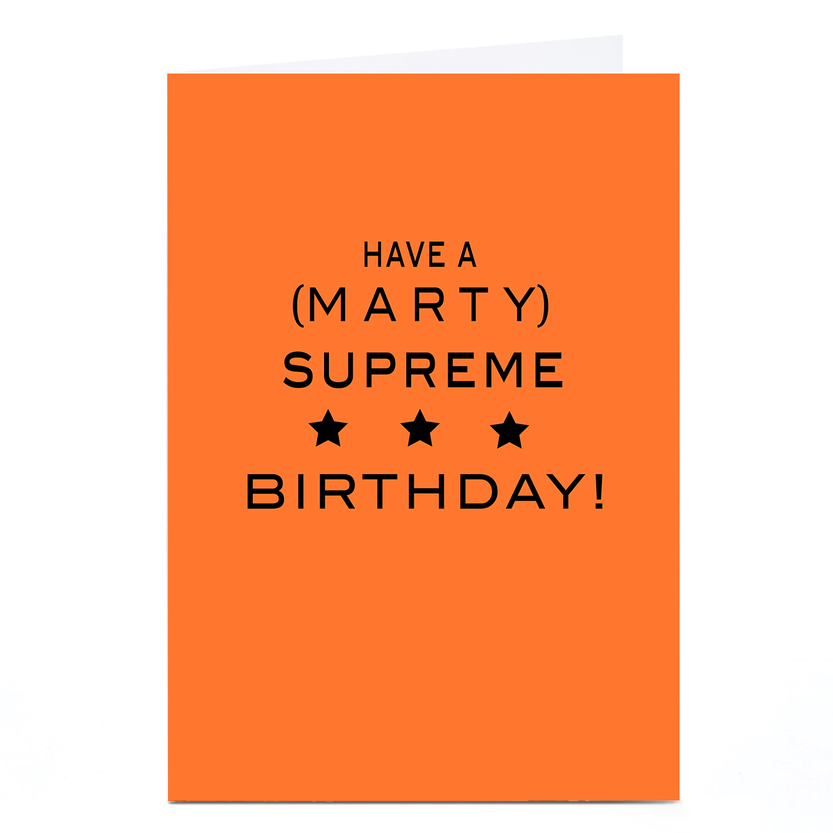 Birthday Card - Have a Marty Supreme Birthday