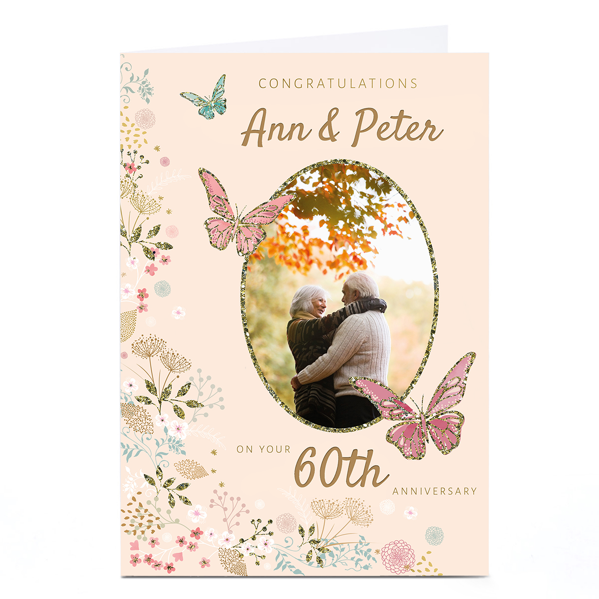 Photo Kerry Spurling Anniversary Card - 60th Anniversary 