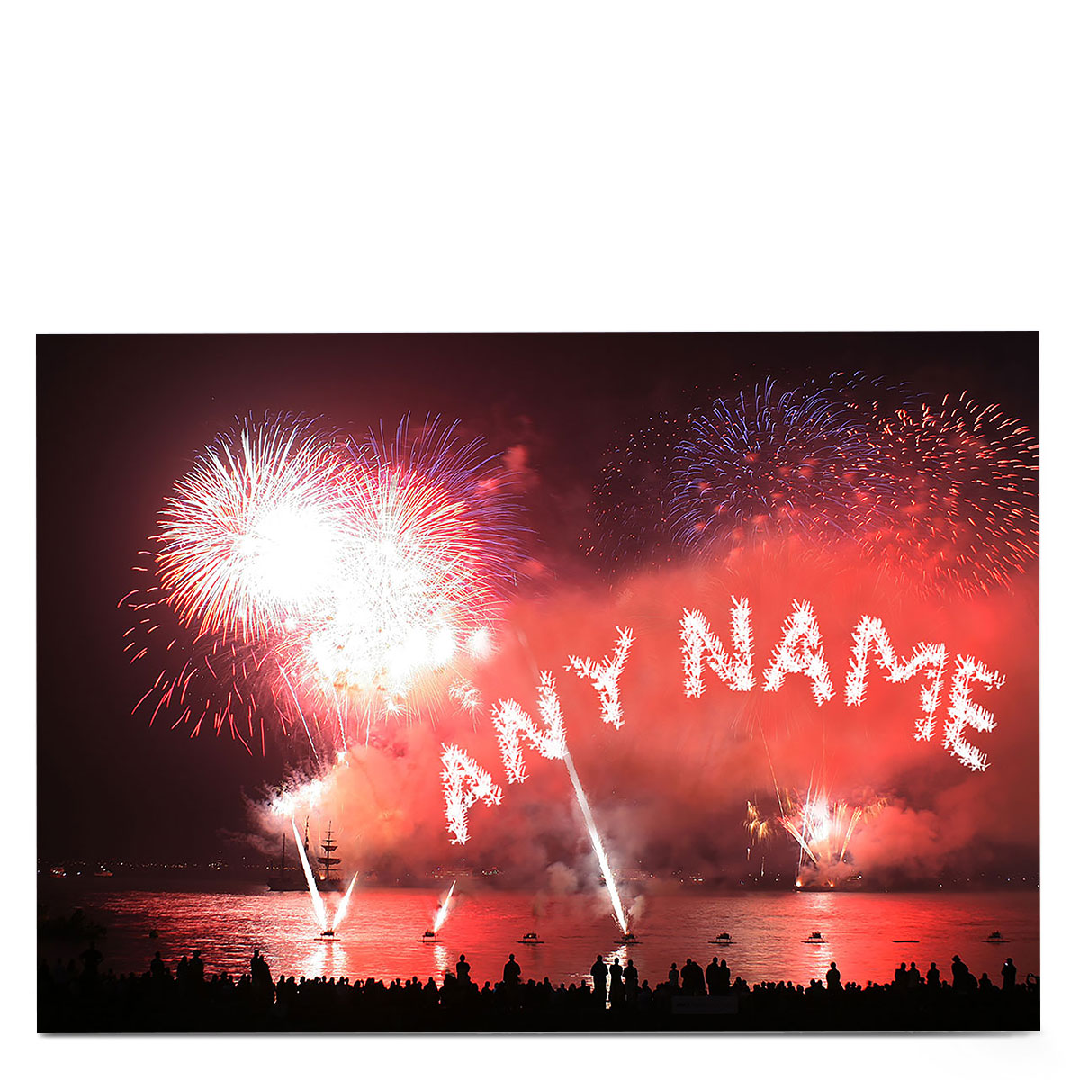 Personalised Card - Fireworks