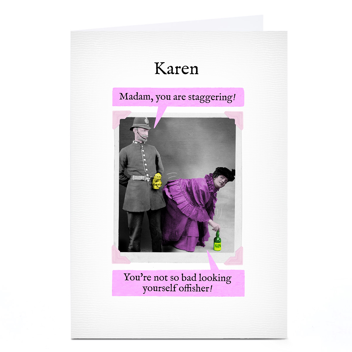 Personalised PG Quips Card - You Are Staggering