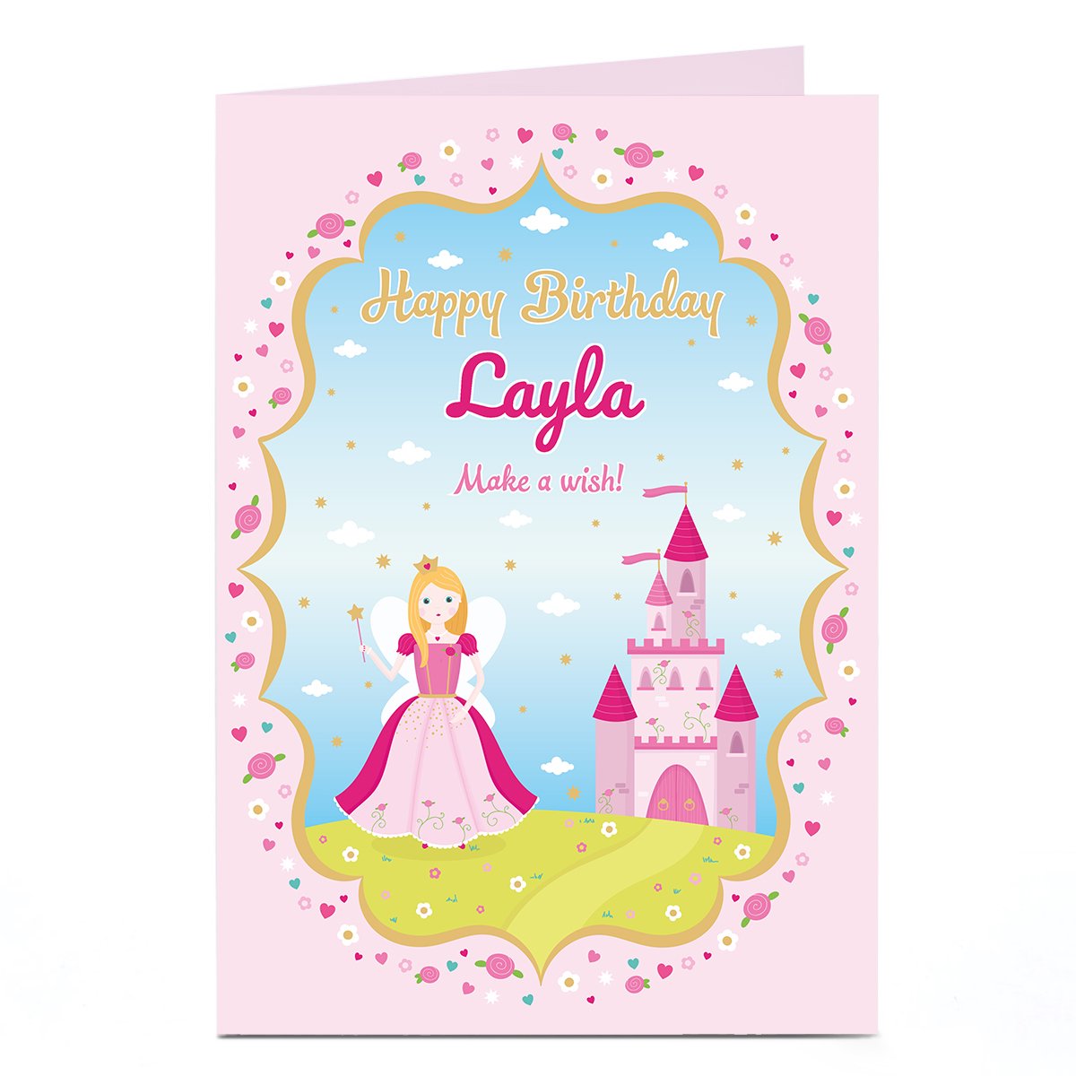 Personalised Birthday Card - Fairy Princess