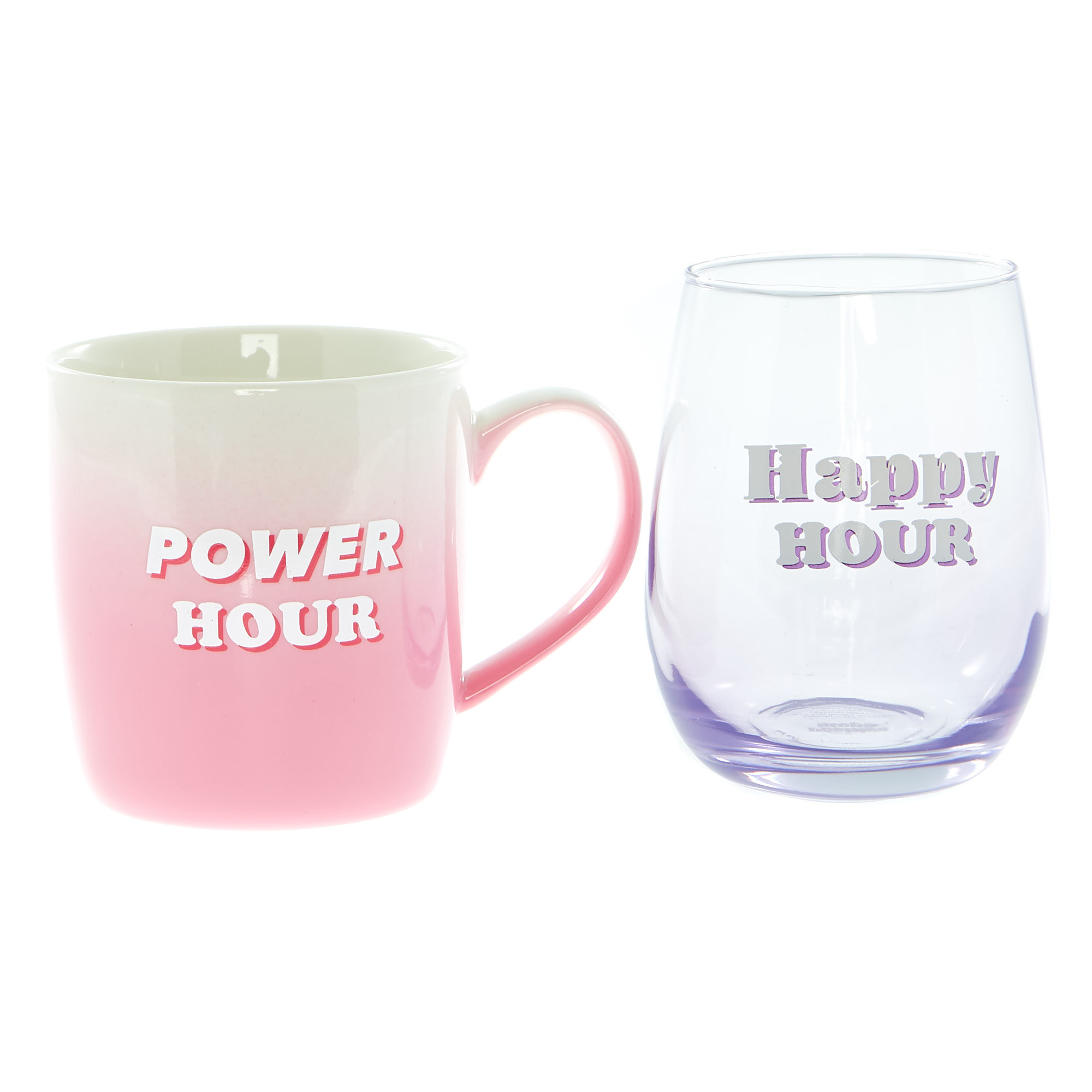 Morning & Night Mug & Glass Set