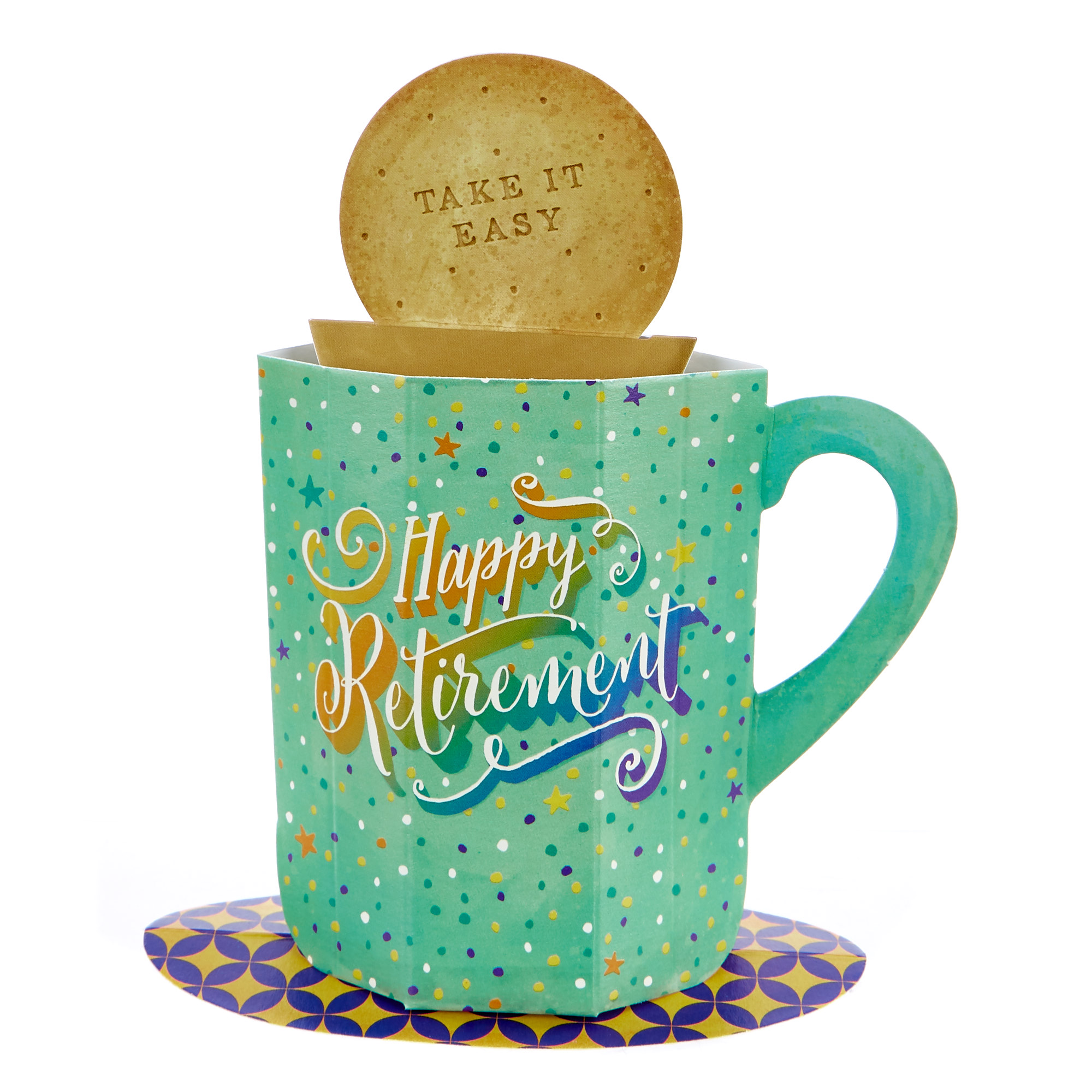 Boutique Collection 3D Retirement Card - Cup Of Tea