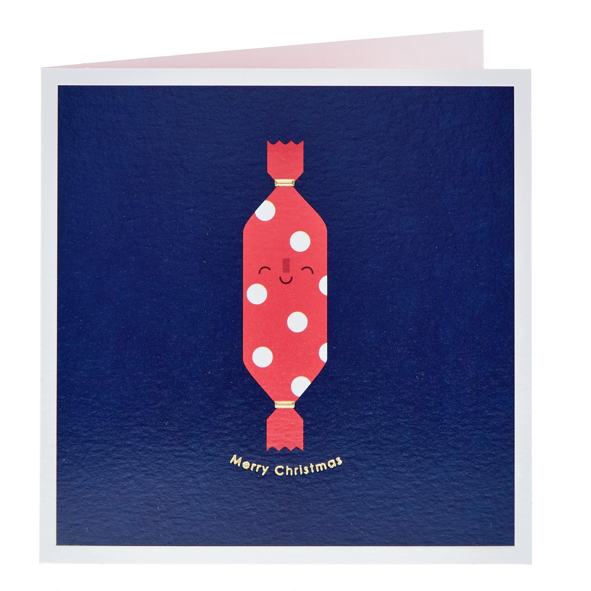 Polka Dot Cracker Christmas Card