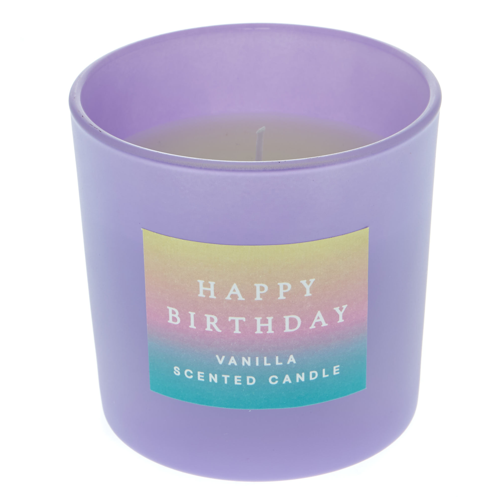 Ombre Happy Birthday Vanilla Scented Candle