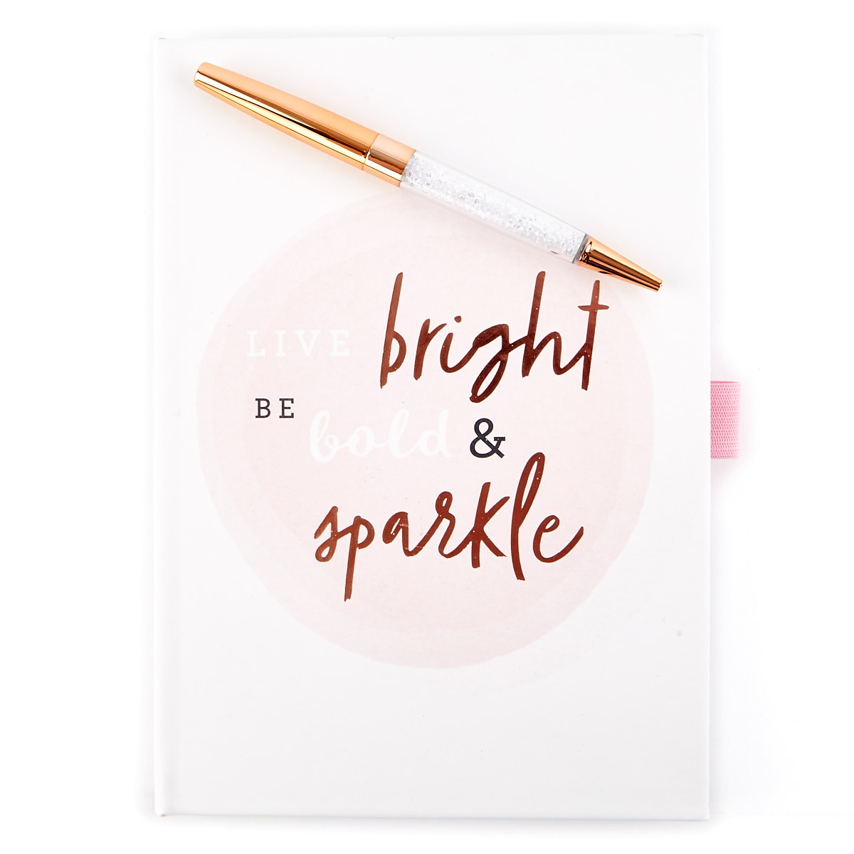 Notebook & Sparkle Pen Set