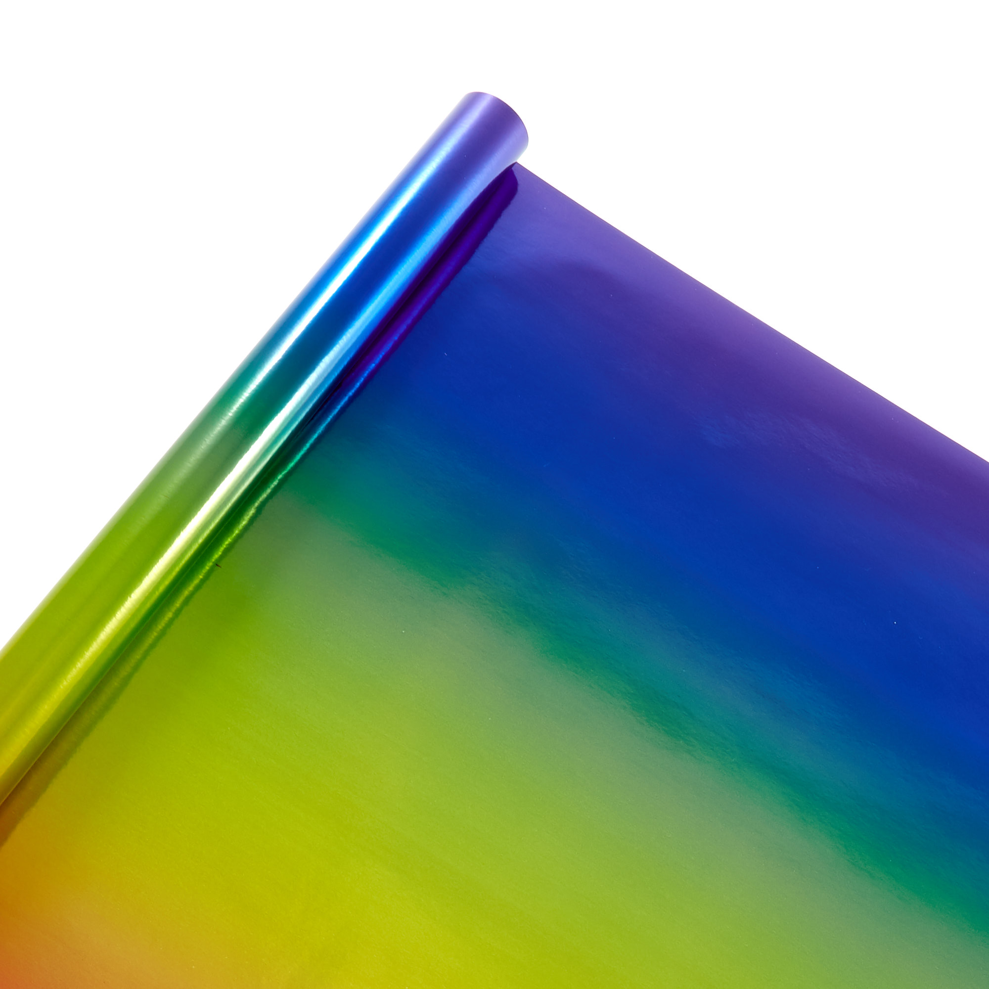 Rainbow Foil OmbrÃƒÆ’Ã‚Â© Gift Wrap Roll - 3 Metres
