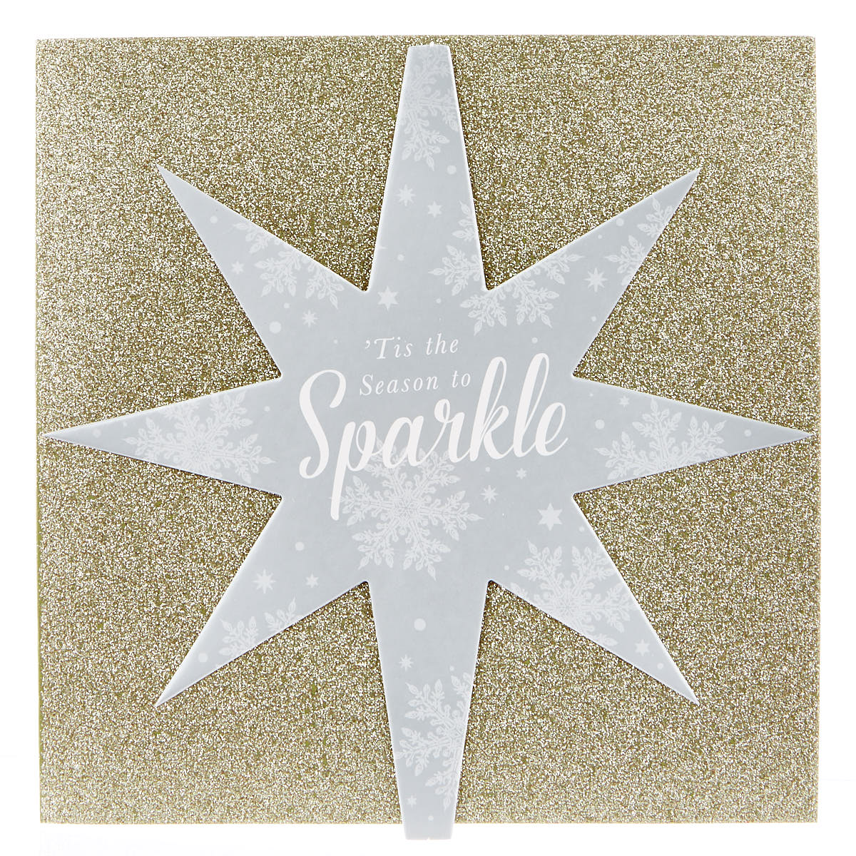Handcrafted Boxed Christmas Cards - Sparkle & Wishes Pack of 16