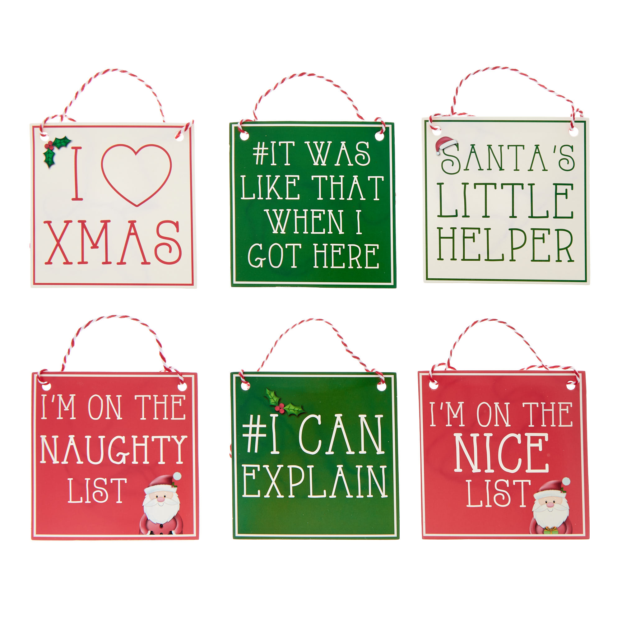 Christmas Pet Photo Props - Pack of 6