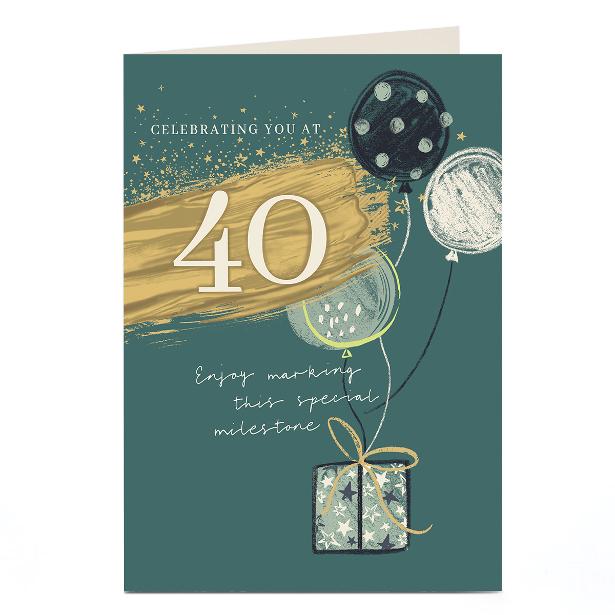 40th Birthday Card - Celebrating You At 40