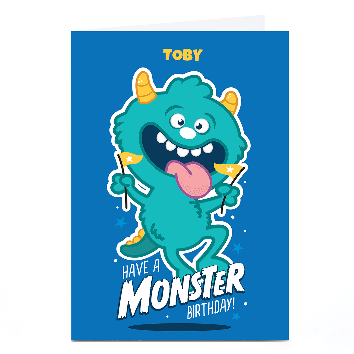 Personalised Kiddo Birthday Card - Monster Birthday