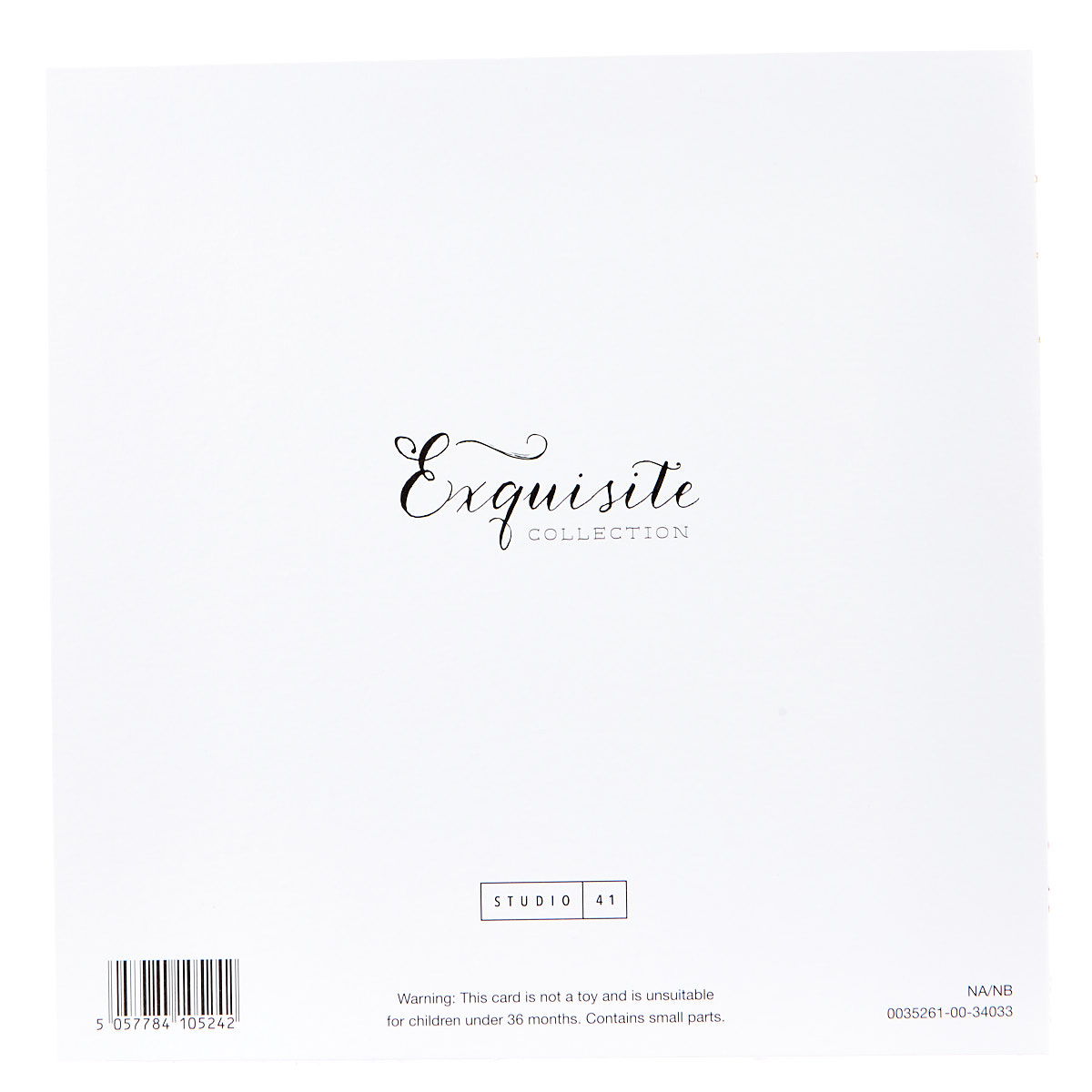 Exquisite Collection 21st Birthday Card - Any Female Recipient (Stickers Included) 
