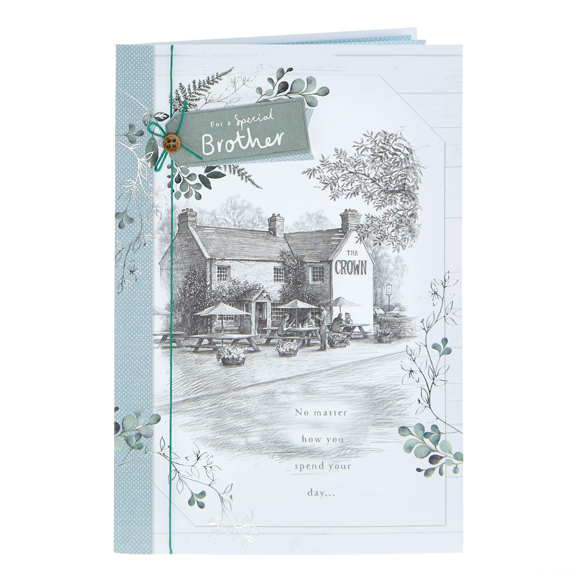 Birthday Card - Brother Classic Pub Scene
