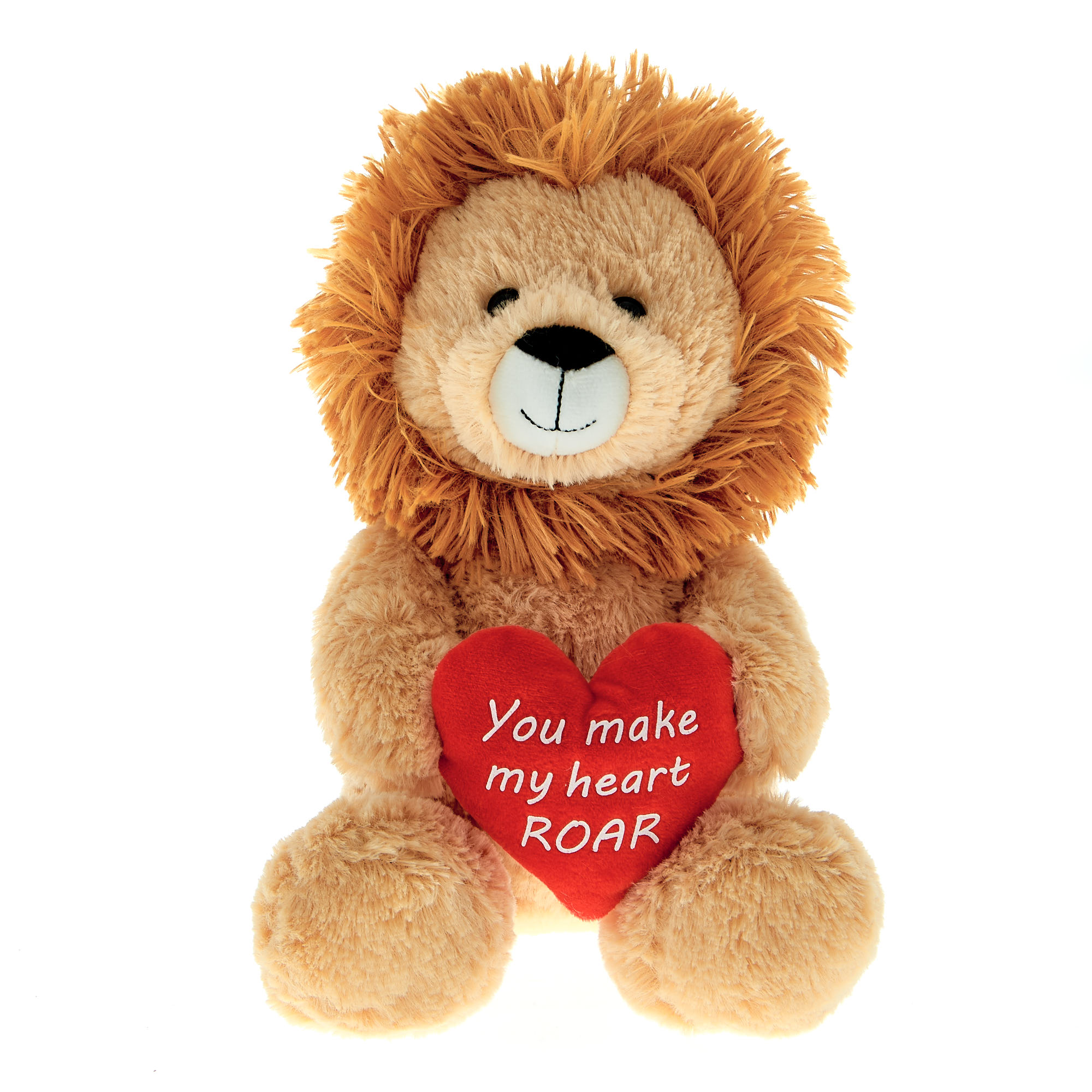 You Make My Heart Roar Lion Soft Toy