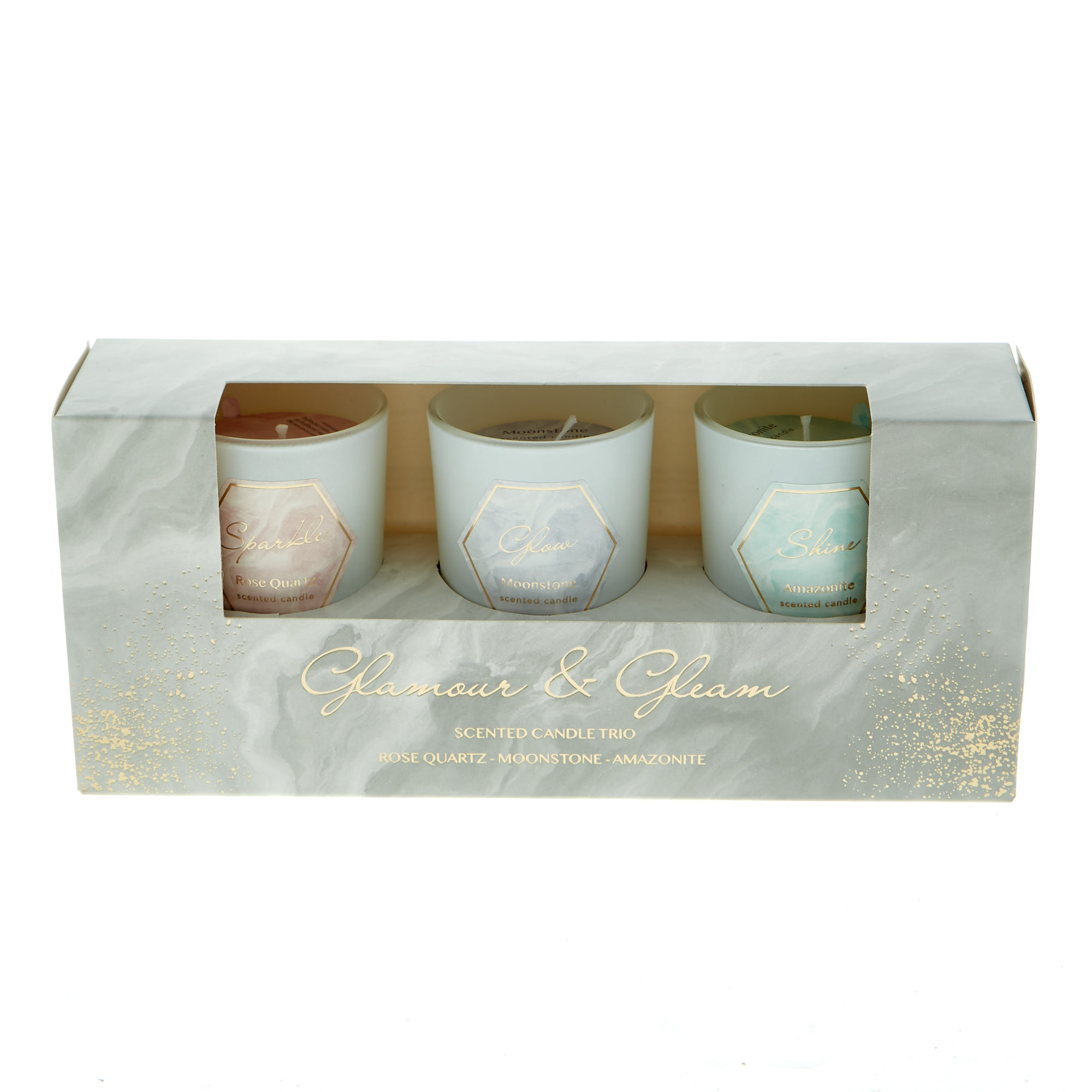 Glamour & Gleam Scented Votive Candles - Set Of 3