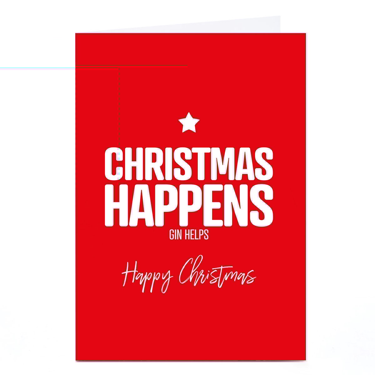 Personalised Punk Christmas Card - Christmas Happens