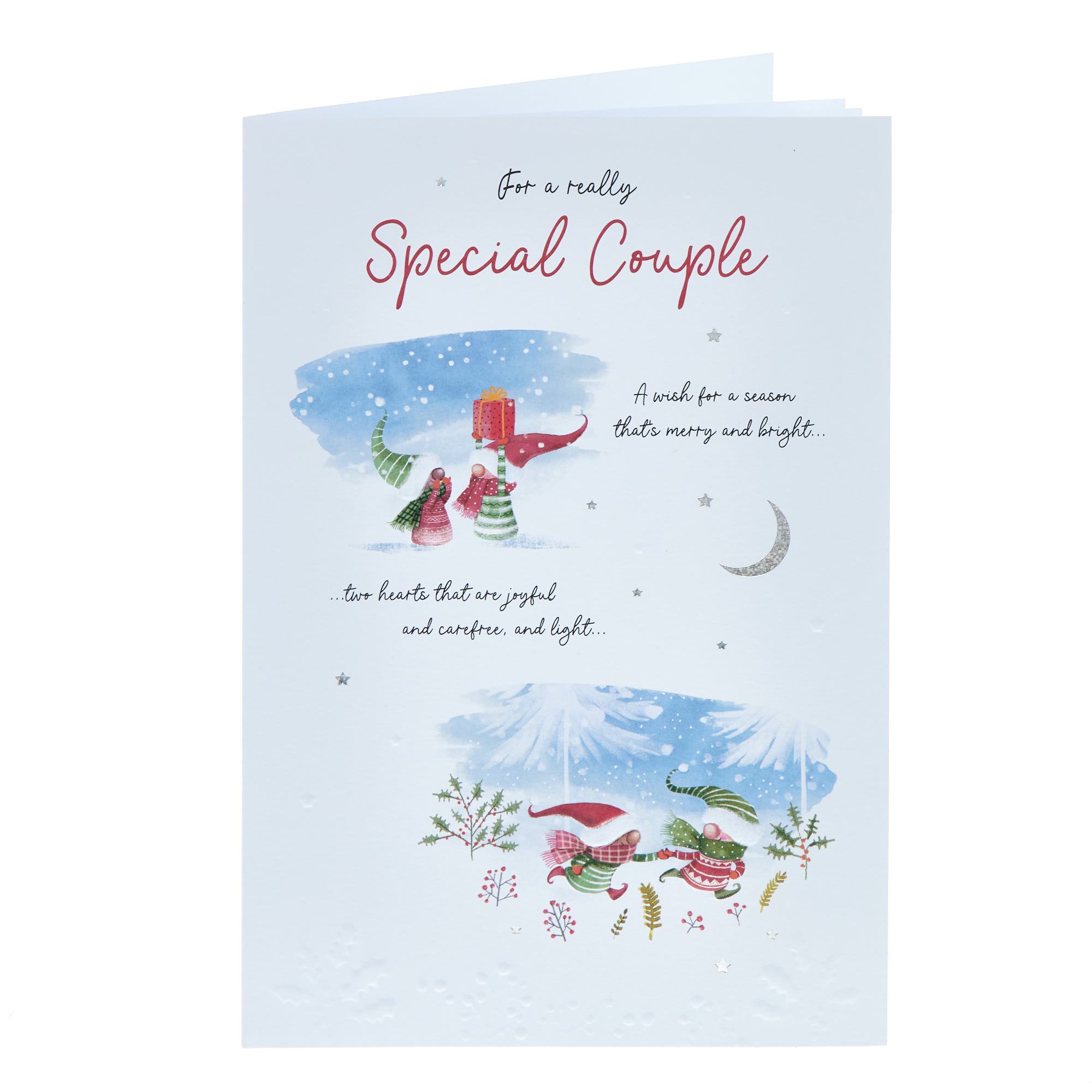 Special Couple Gonks Together Christmas Card