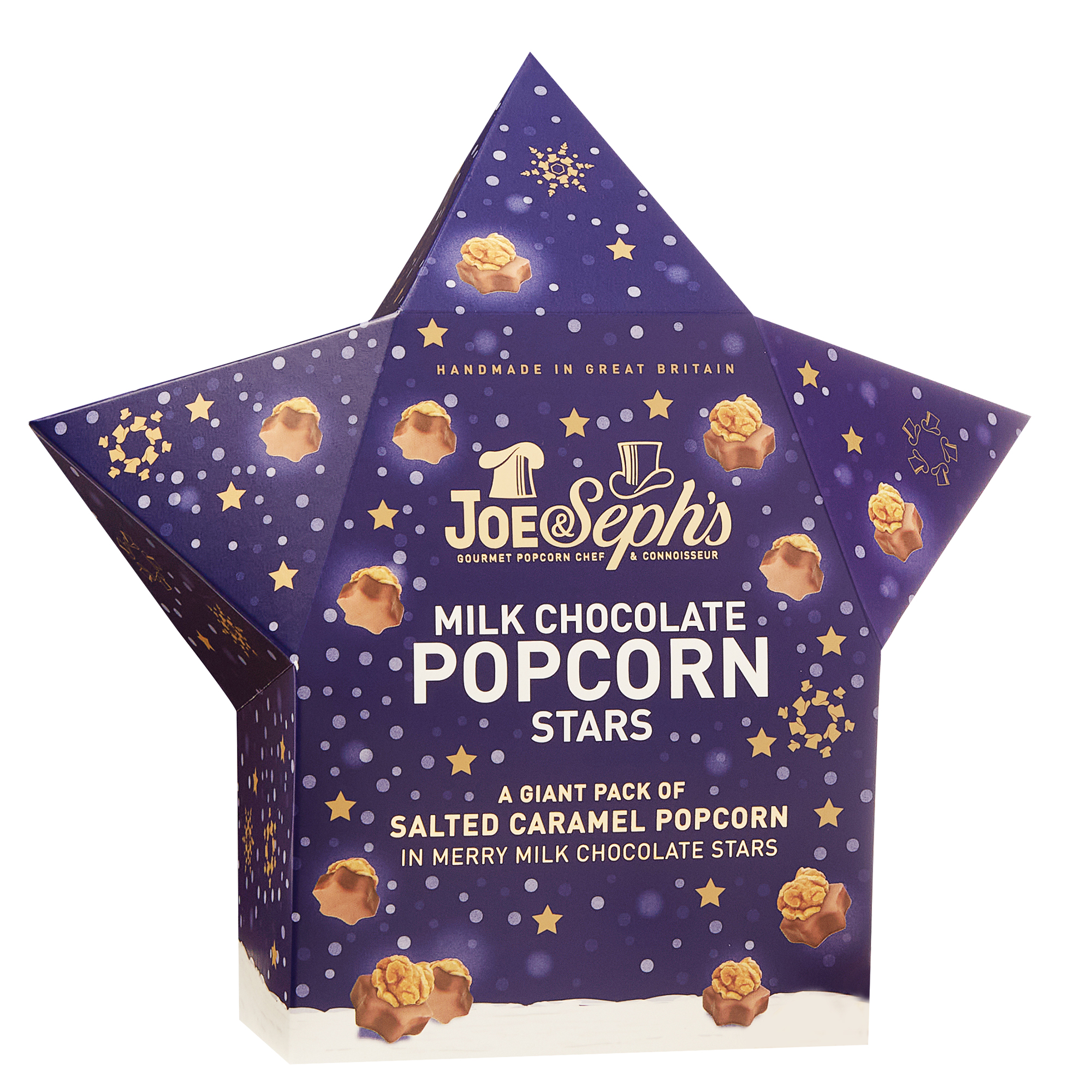 Joe & Seph's Milk Chocolate Popcorn Stars Gift Box 