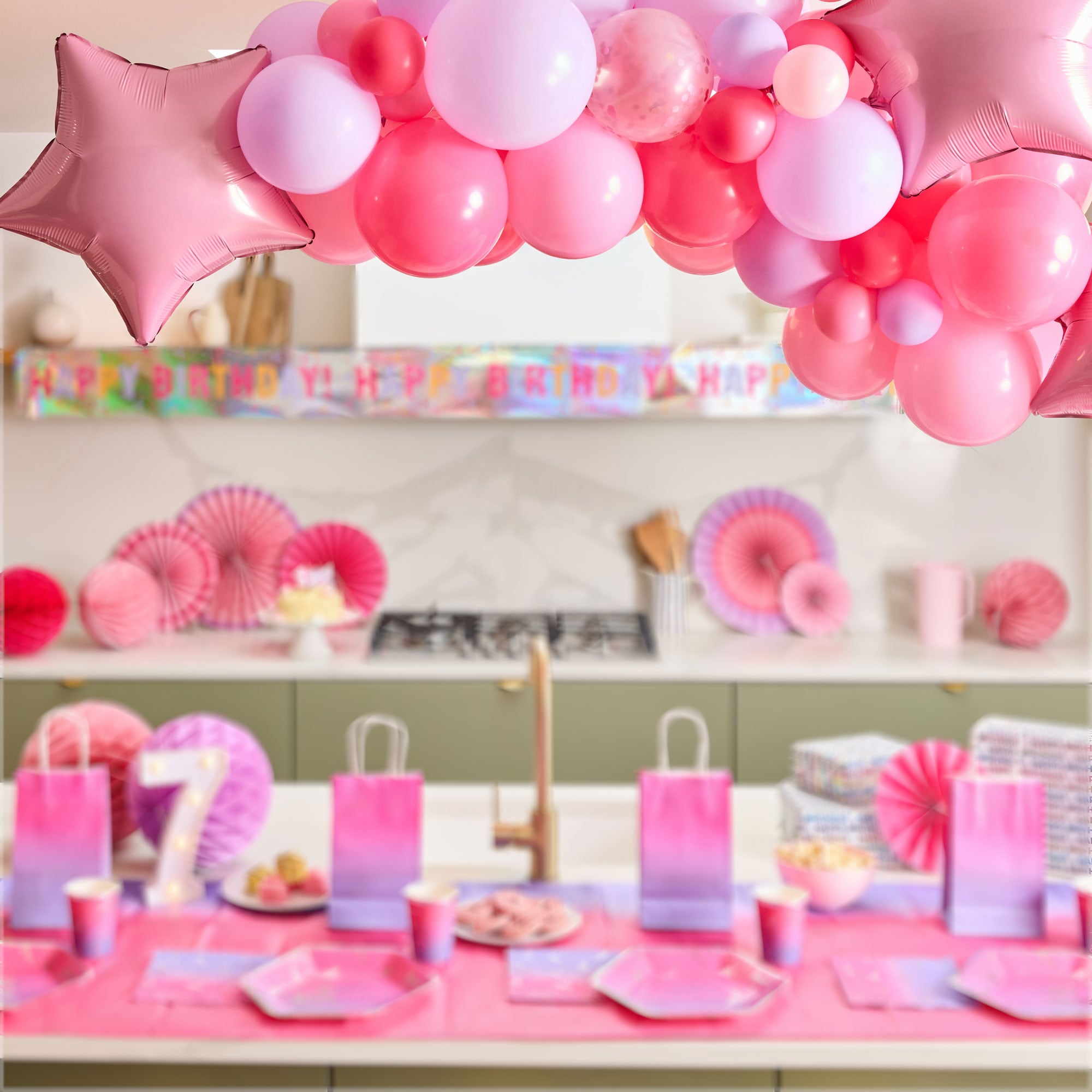 Pink & Lilac Balloon Arch Kit