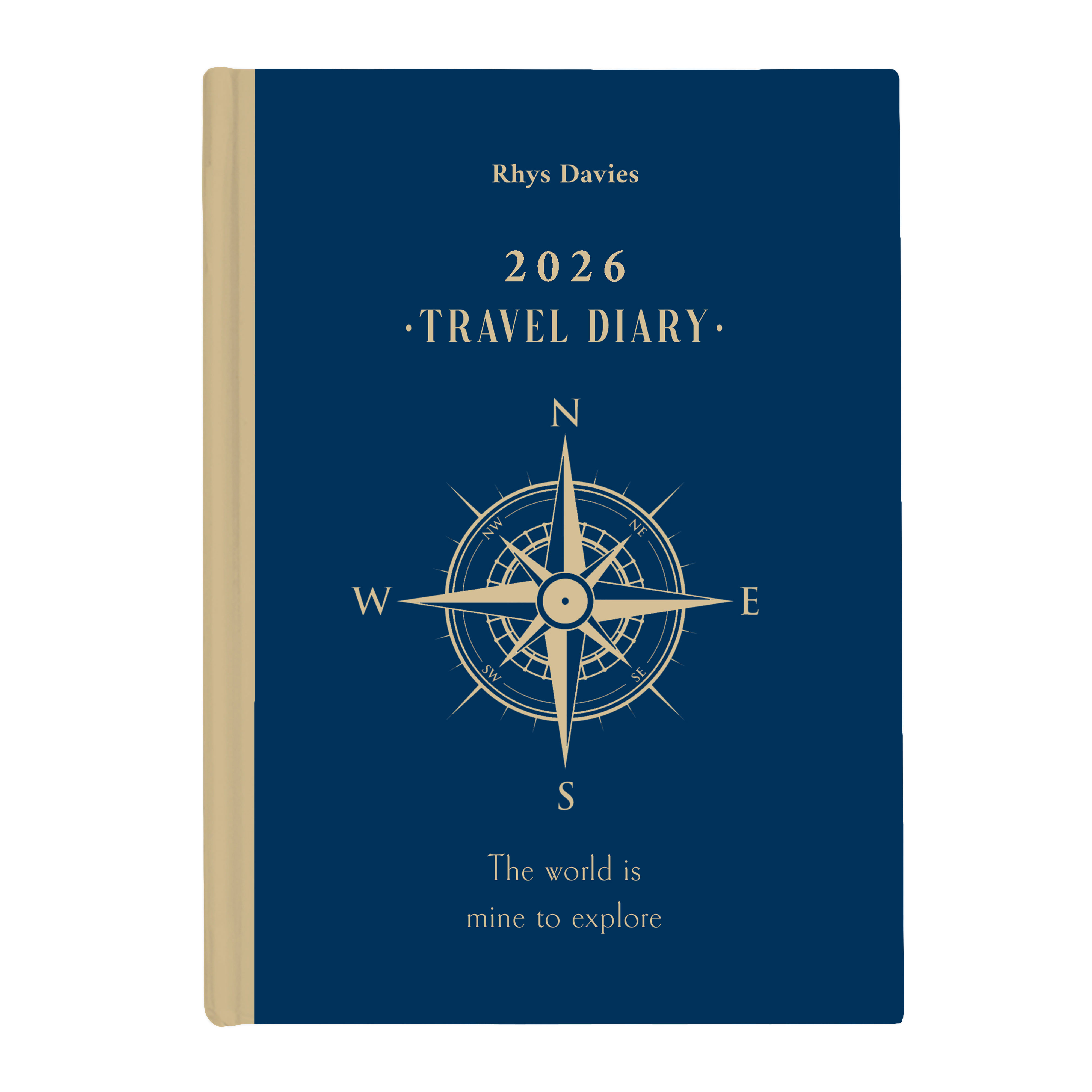 Personalised Diary - Compass Travel Diary