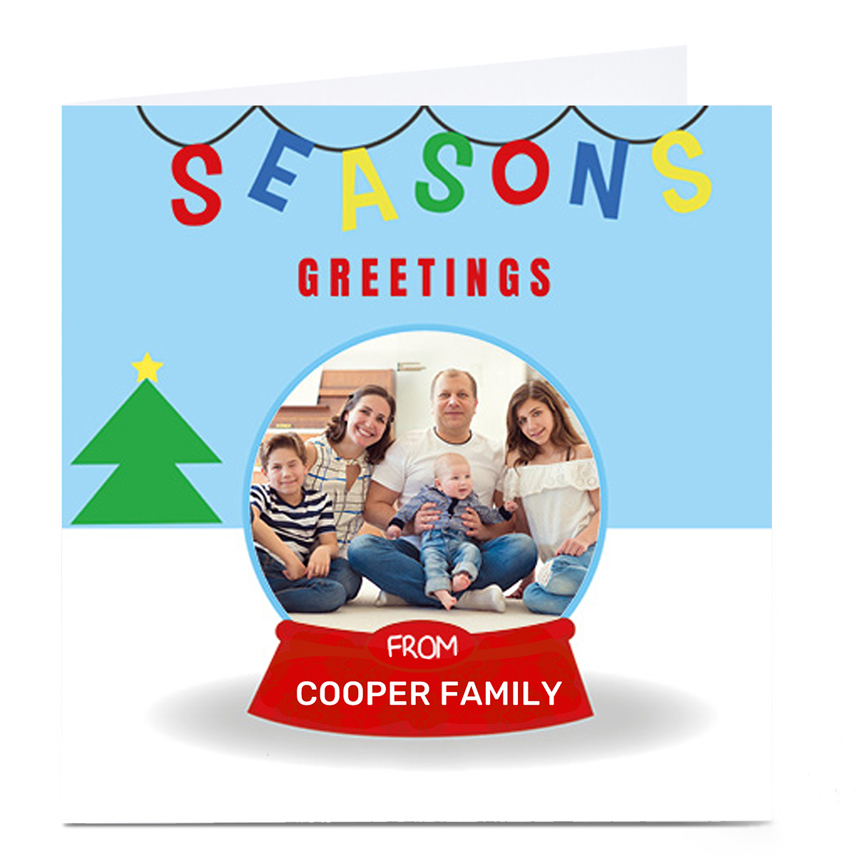 Photo Roshah Designs Christmas Card - Season's Greetings