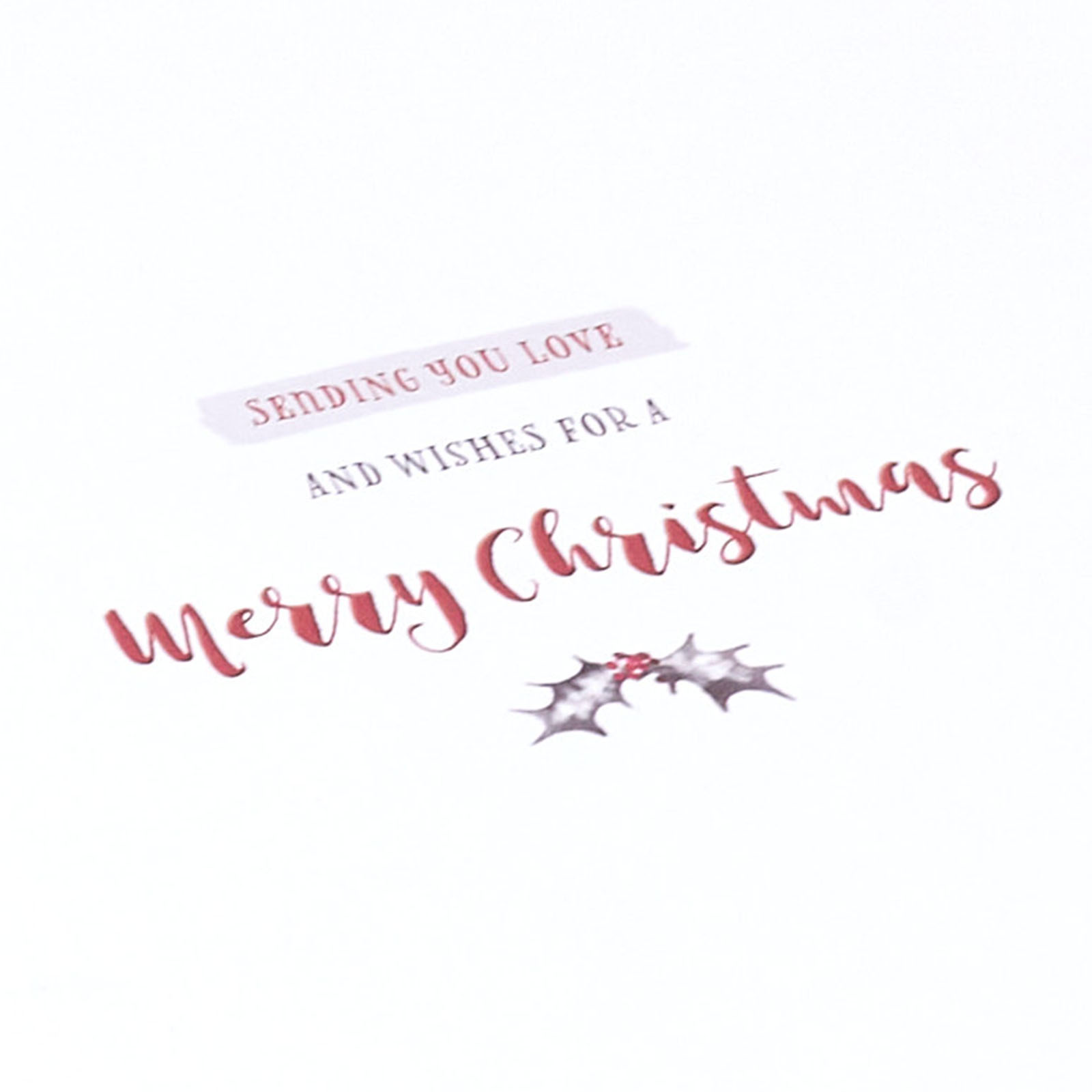 Christmas Card - Special Son, Snowy Scene