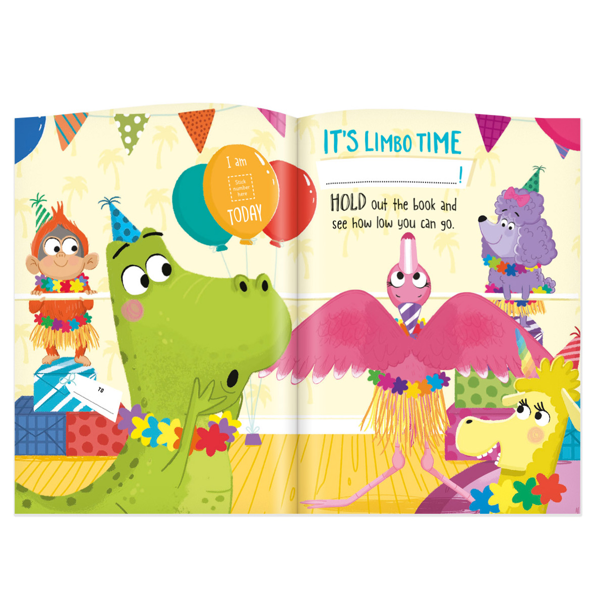 Happy Birthday Granddaughter Flamingo Activity Book & Stickers