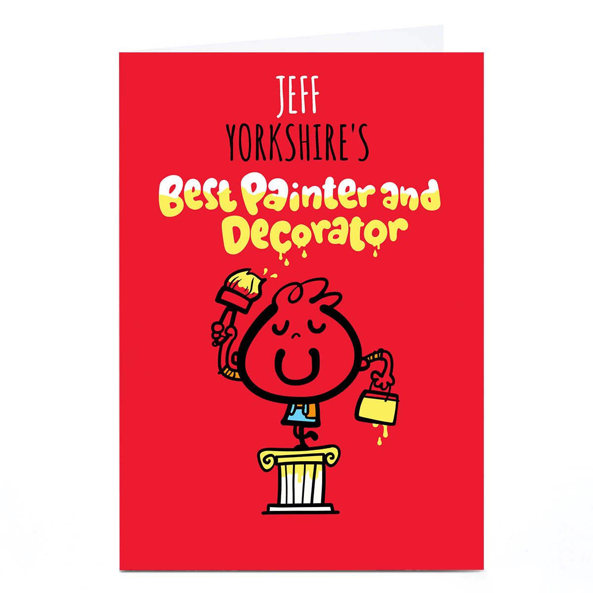 Personalised Fruitloops Card - Best Painter & Decorator