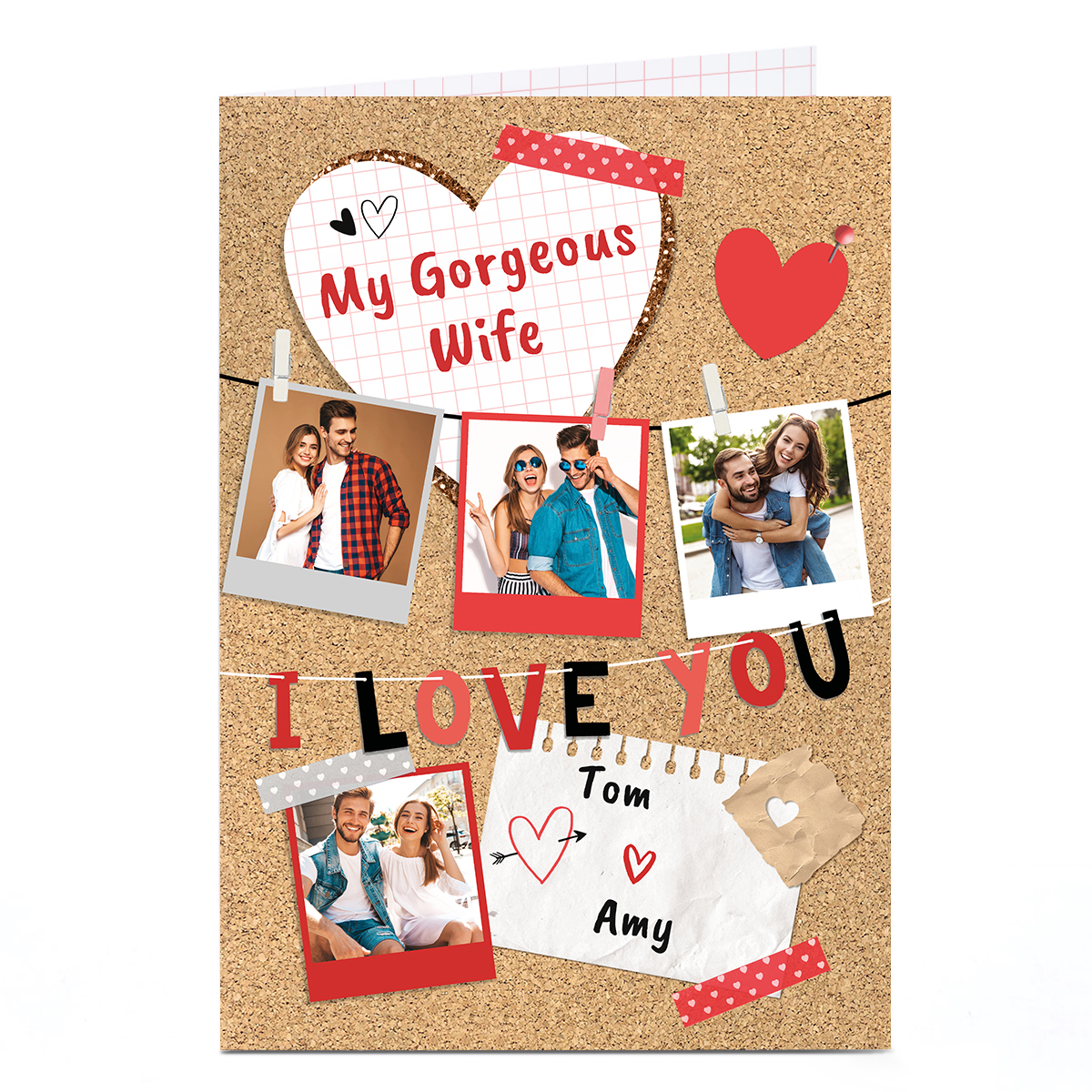 Photo Card - Wife I Love You My Gorgeous...