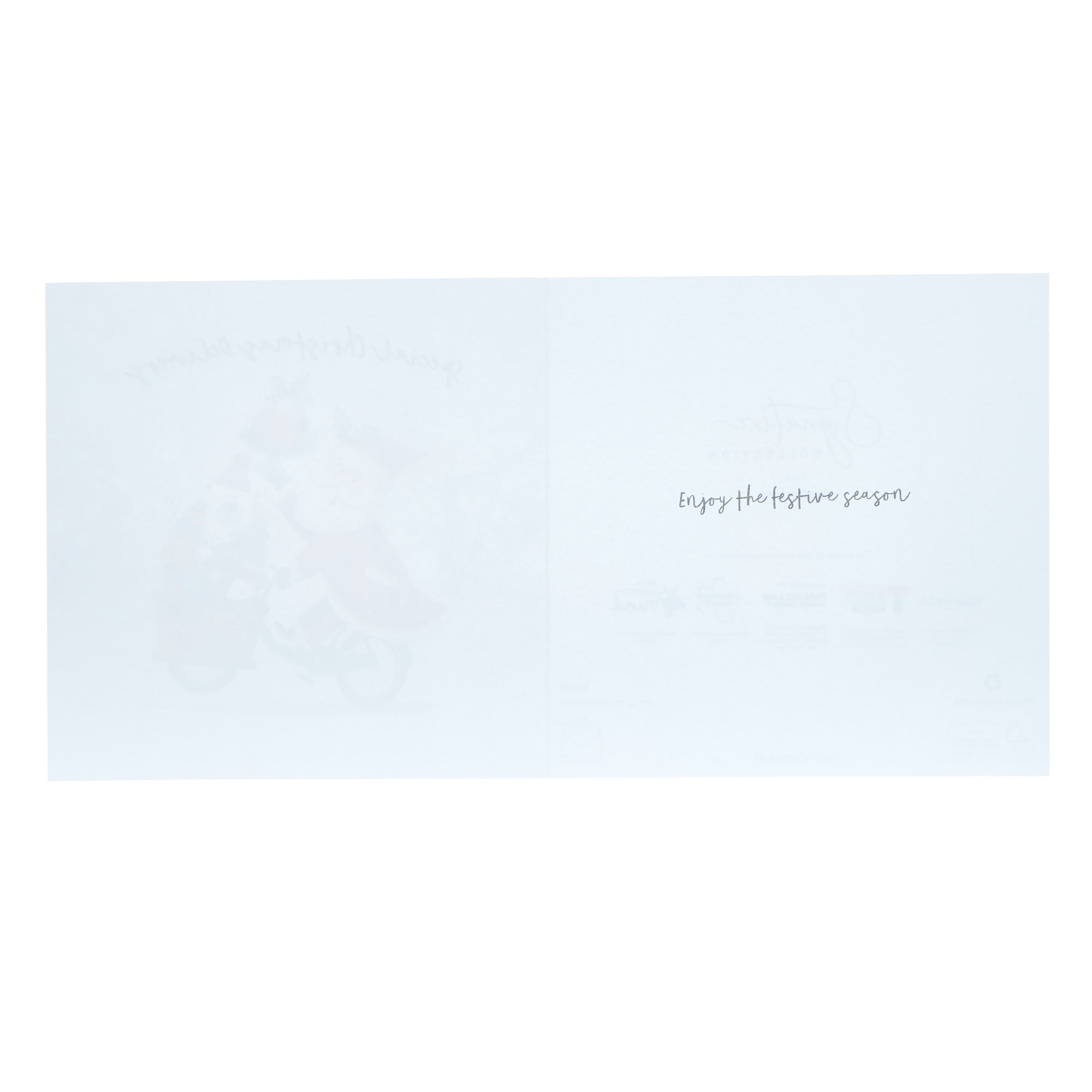16 Charity Christmas Cards - Cute Santa (2 Designs)