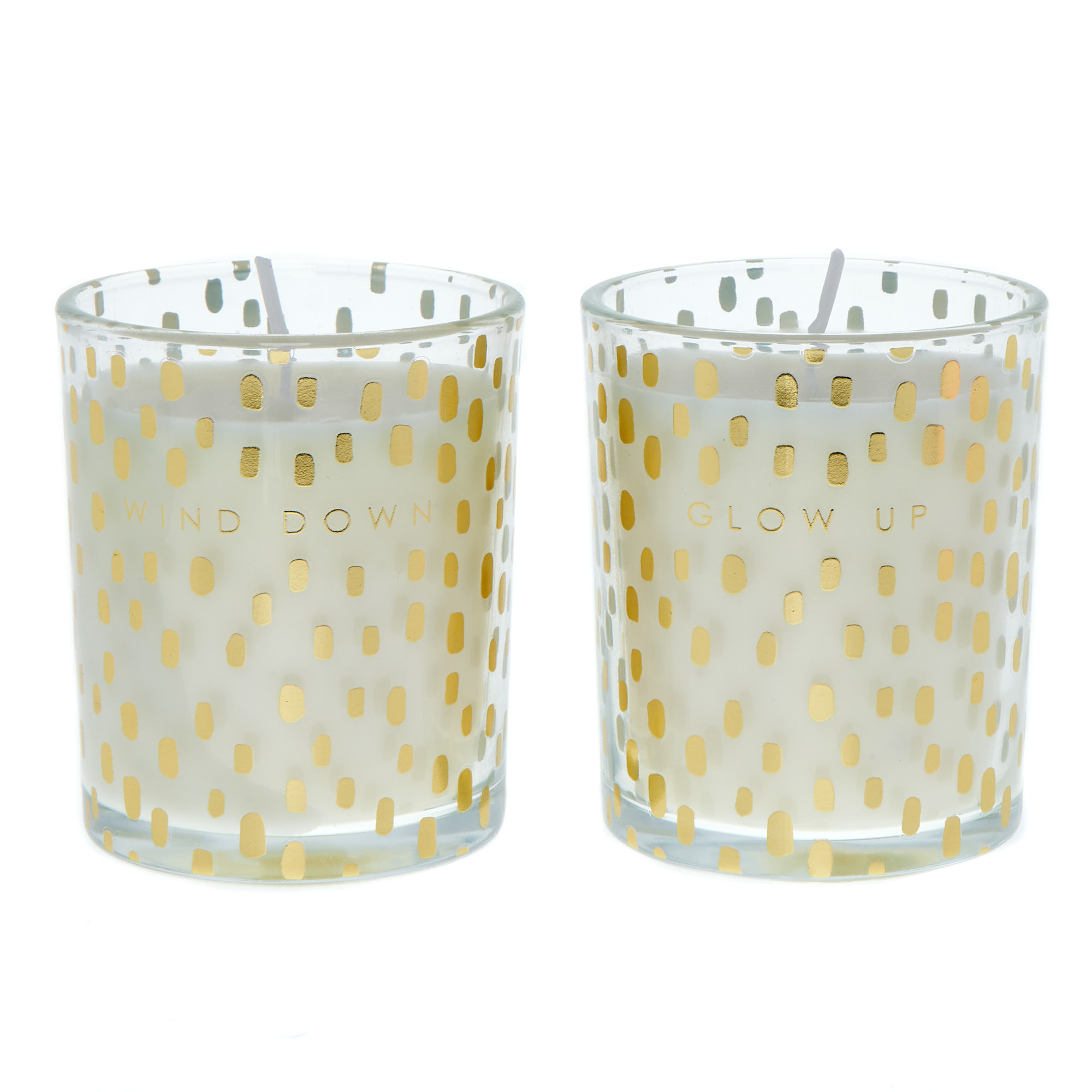 Wind Down Glow Up Orchid & Soft Cotton Scented Candle Set