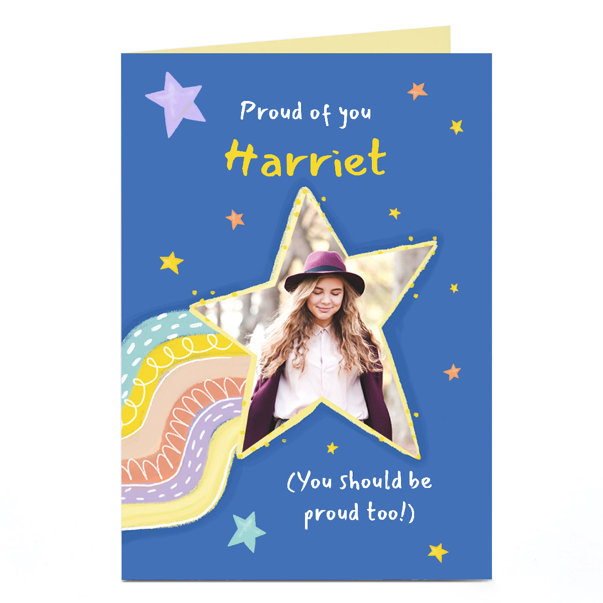 Photo Upload Card - Proud of You, You Should Be Too