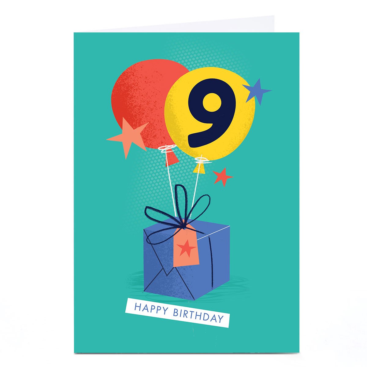 9th Birthday Card - Big Birthday Wish