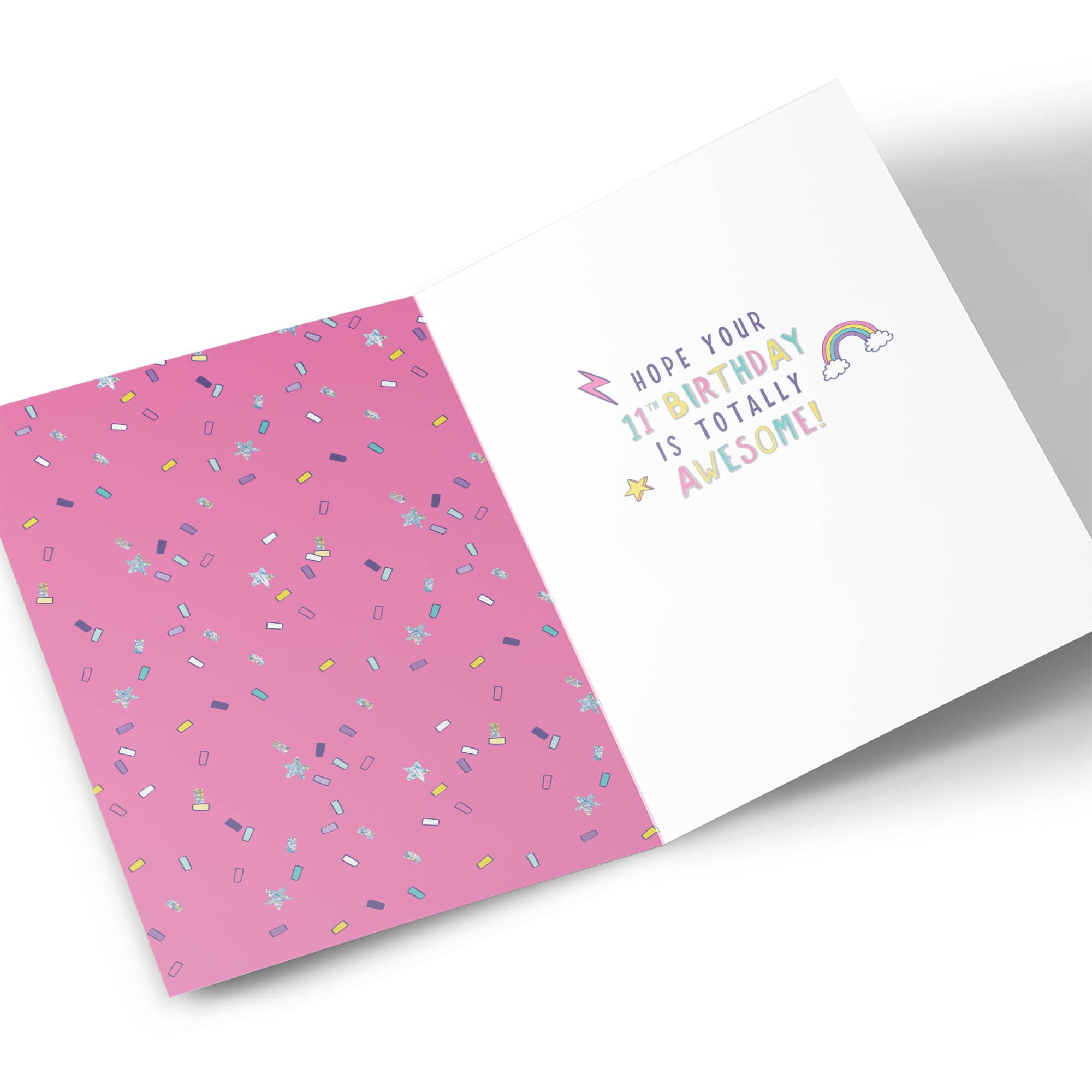 11th Birthday Card - Dream Big and Have Fun