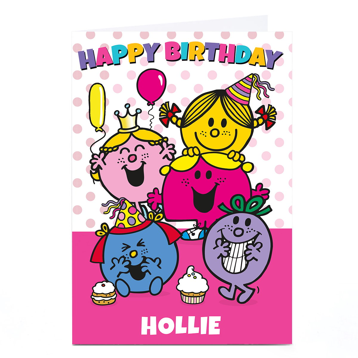 Personalised Card - Mr Men Birthday Party