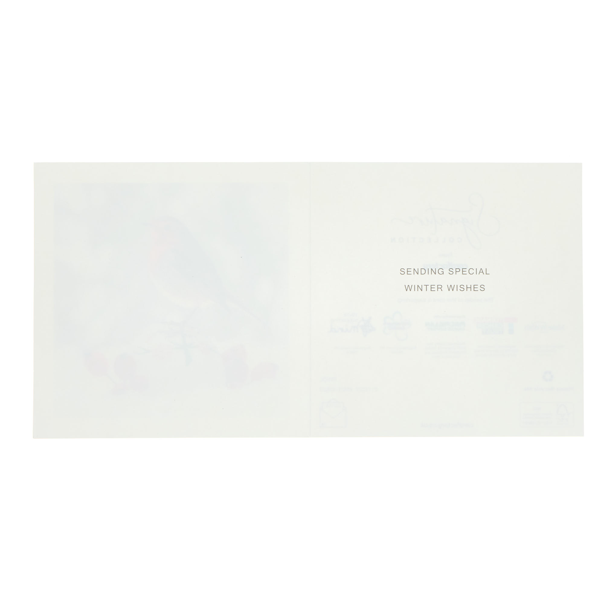 18 Charity Christmas Cards - Deer & Robin (2 Designs)