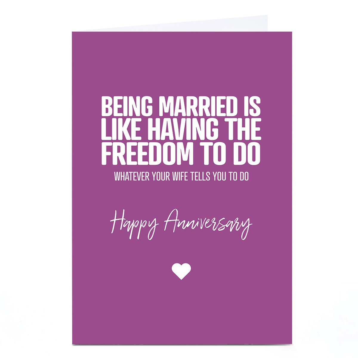 Personalised Punk Anniversary Card - Having The Freedom