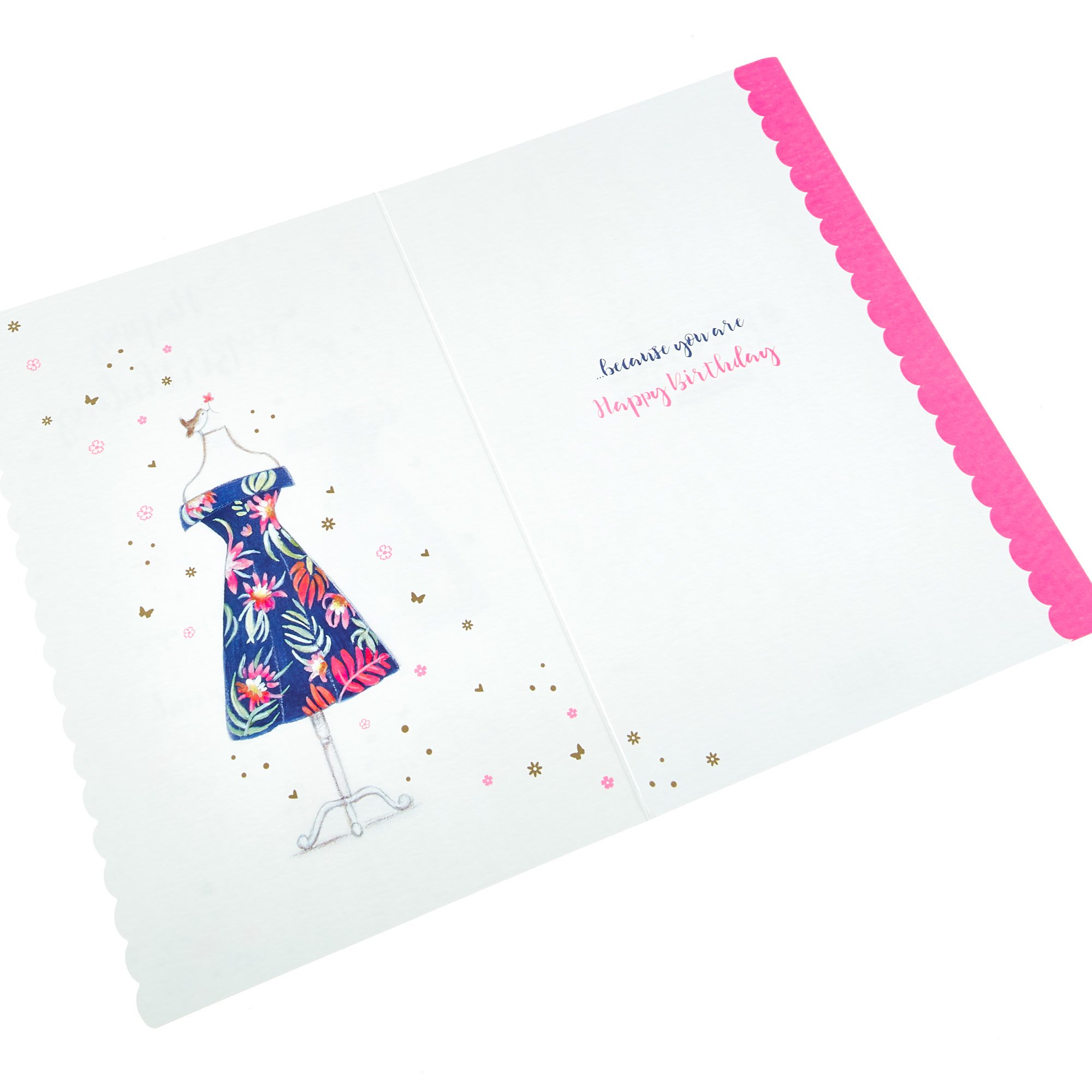 Personalised Thank You Card - Butterflies