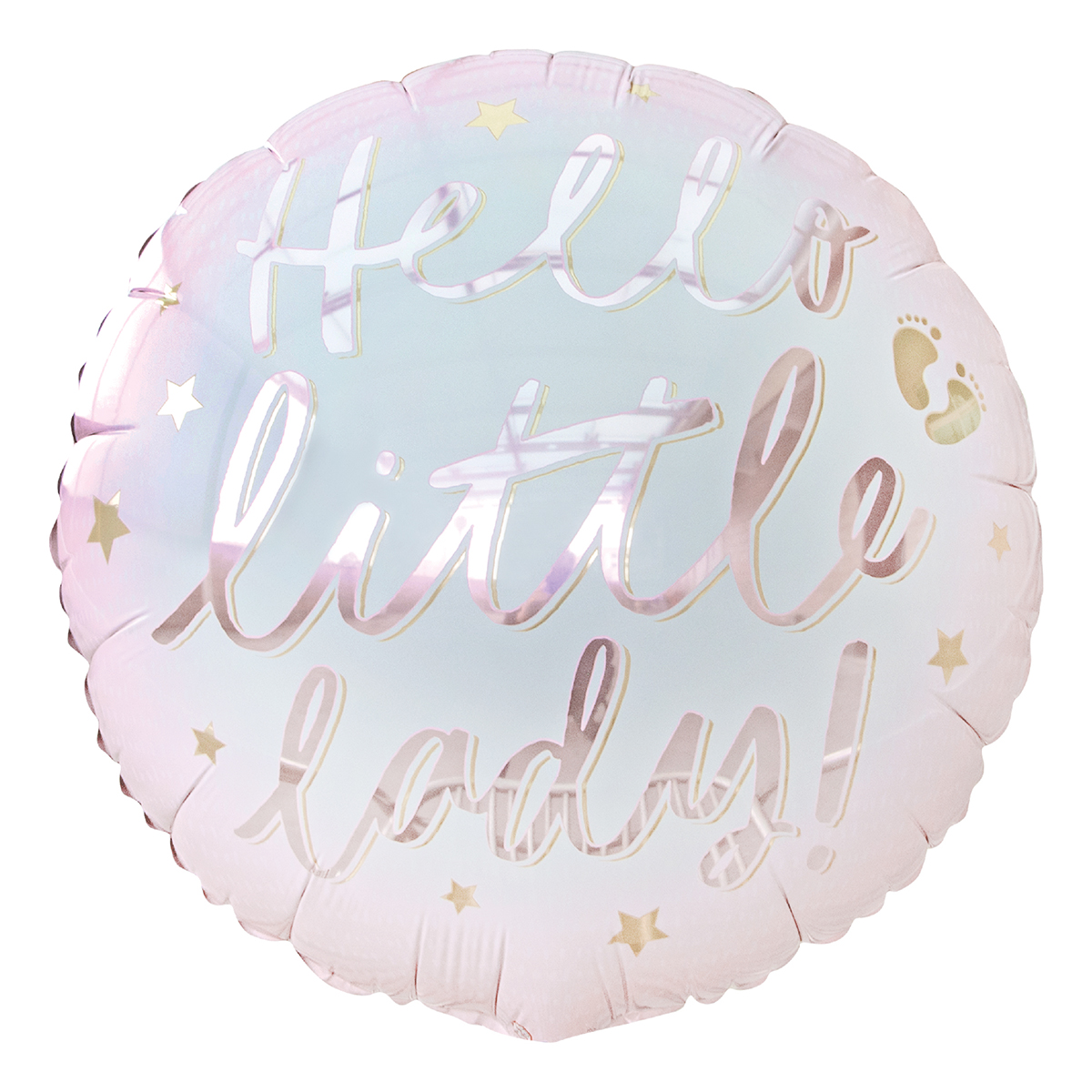 Hello Little Lady 18-Inch Foil Helium Balloon 
