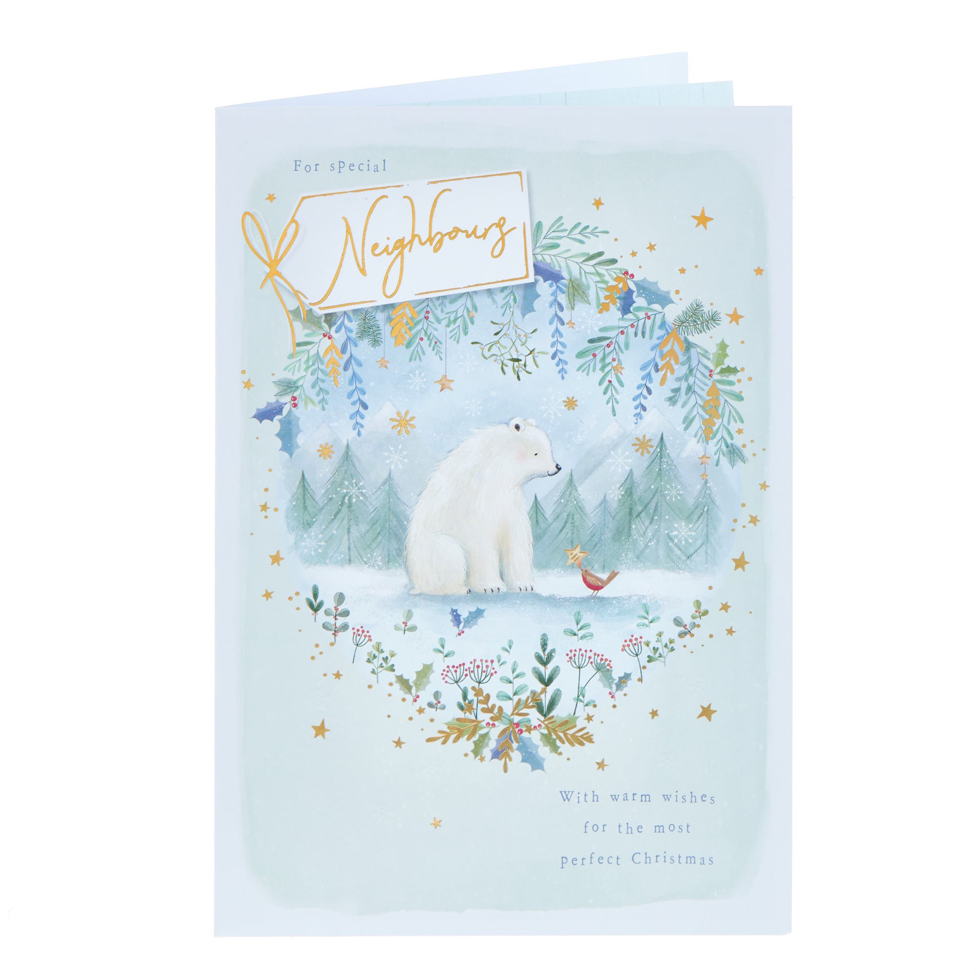 Neighbours Polar Bear Christmas Card
