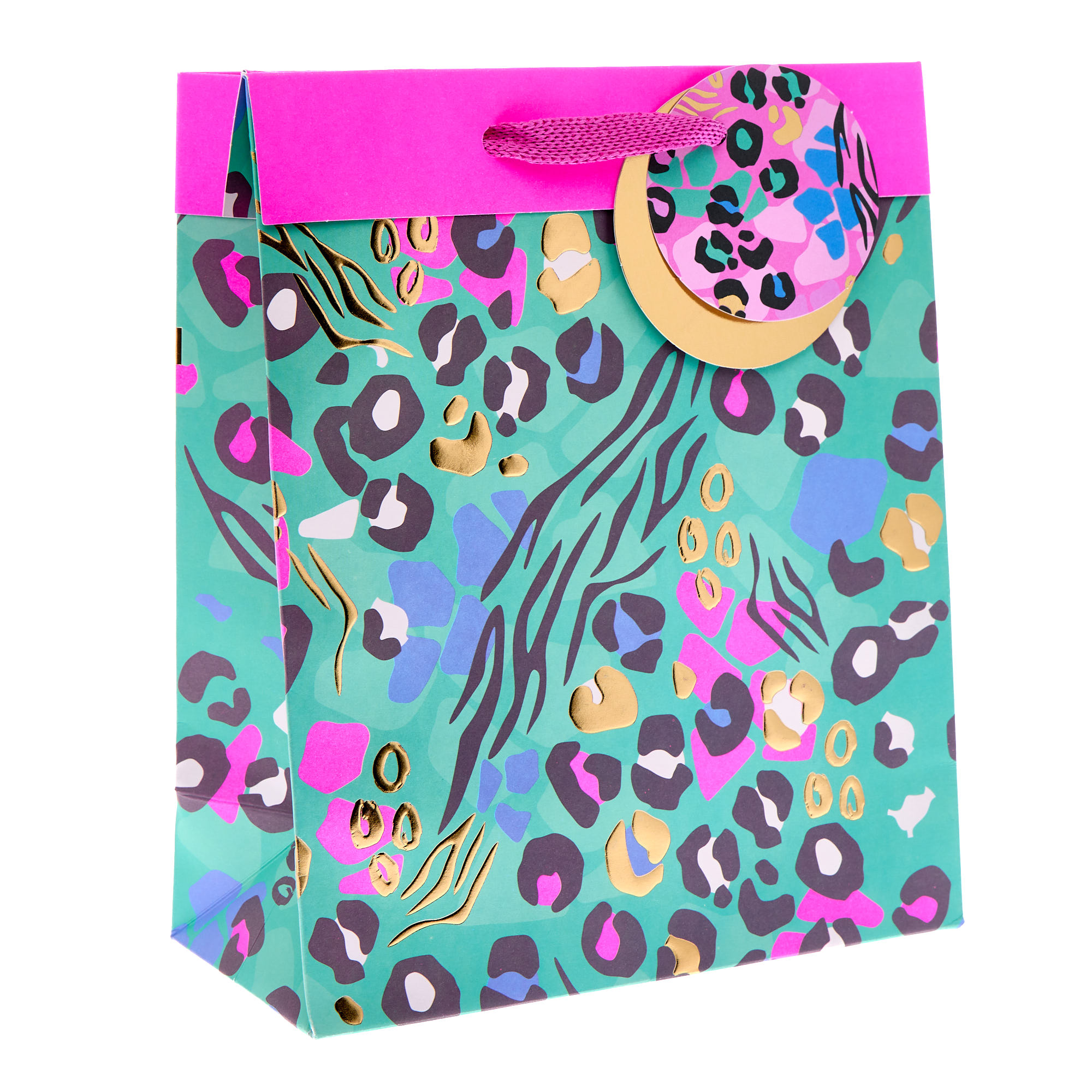 Animal Print Medium Portrait Gift Bag