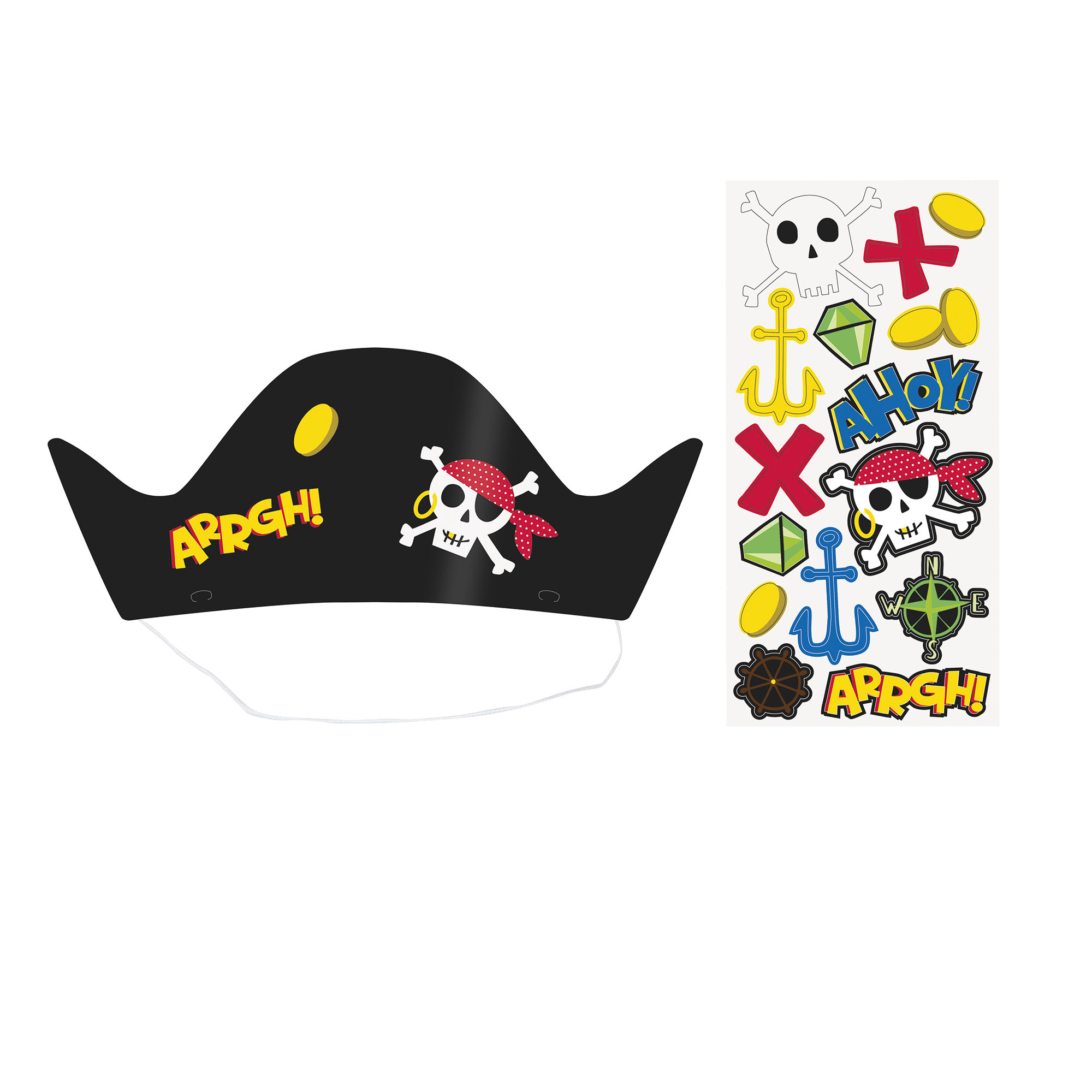 Ahoy Pirate Party Accessories Kit