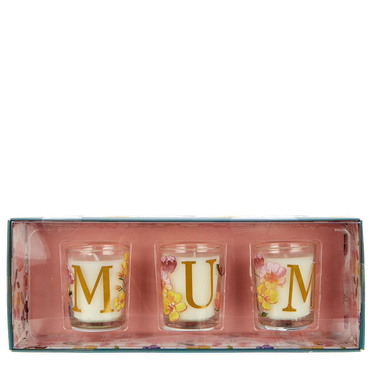 Floral Scented Mother's Day Candles - Set of 3