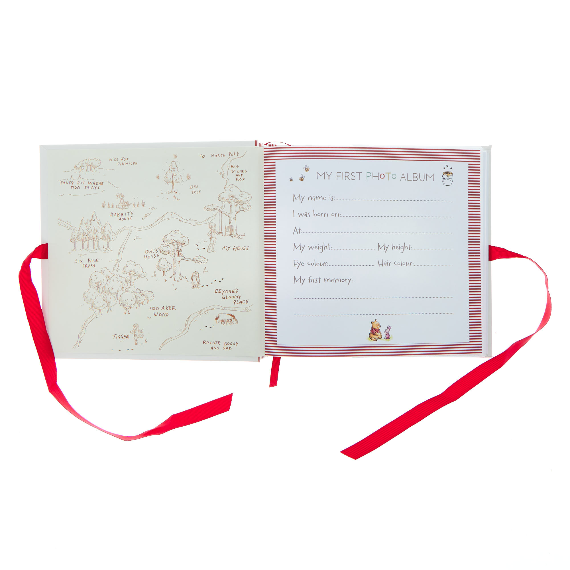 My First Photo Book – Album Fotografico In Tessuto Morbido Per Bambini Con Targhetta Nome E Adesivi, Per 17 Foto, Con Specchio Sicuro E Gancio